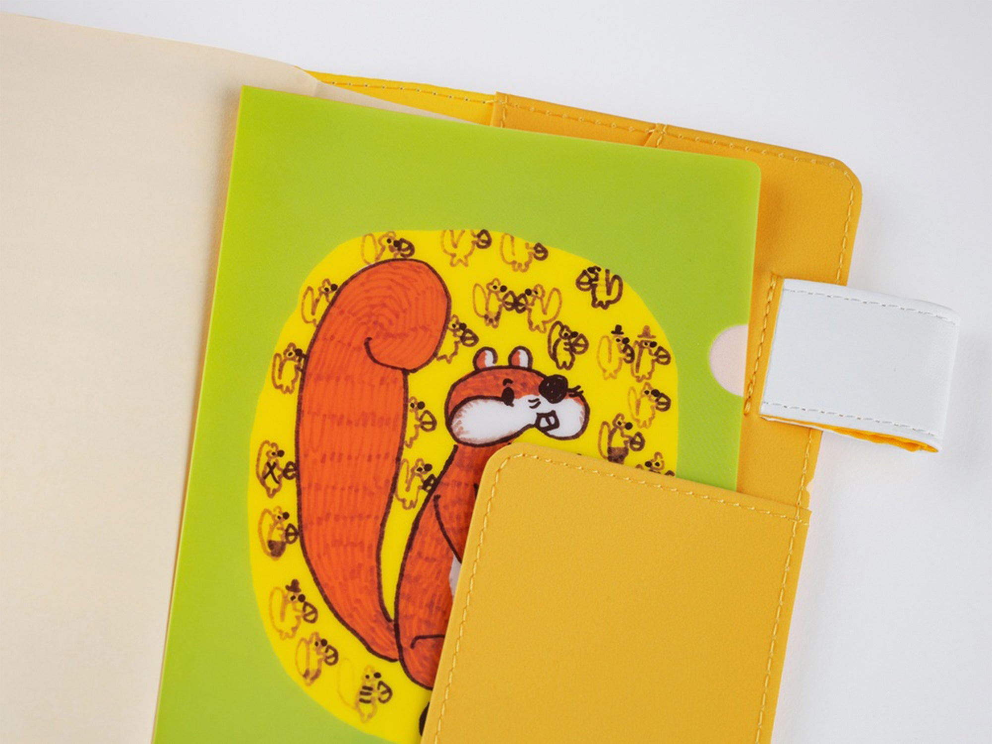 100%ORANGE Hobonichi Folder Set of 3 for A6 Size - Squirrel's Moving Day