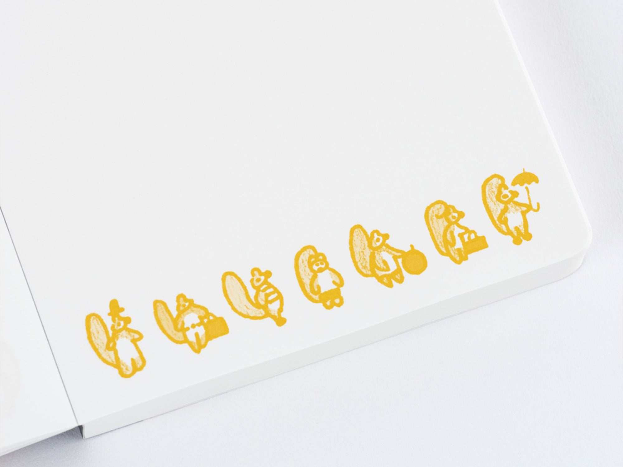 100%ORANGE Hobonichi Paper - Squirrel Appears
