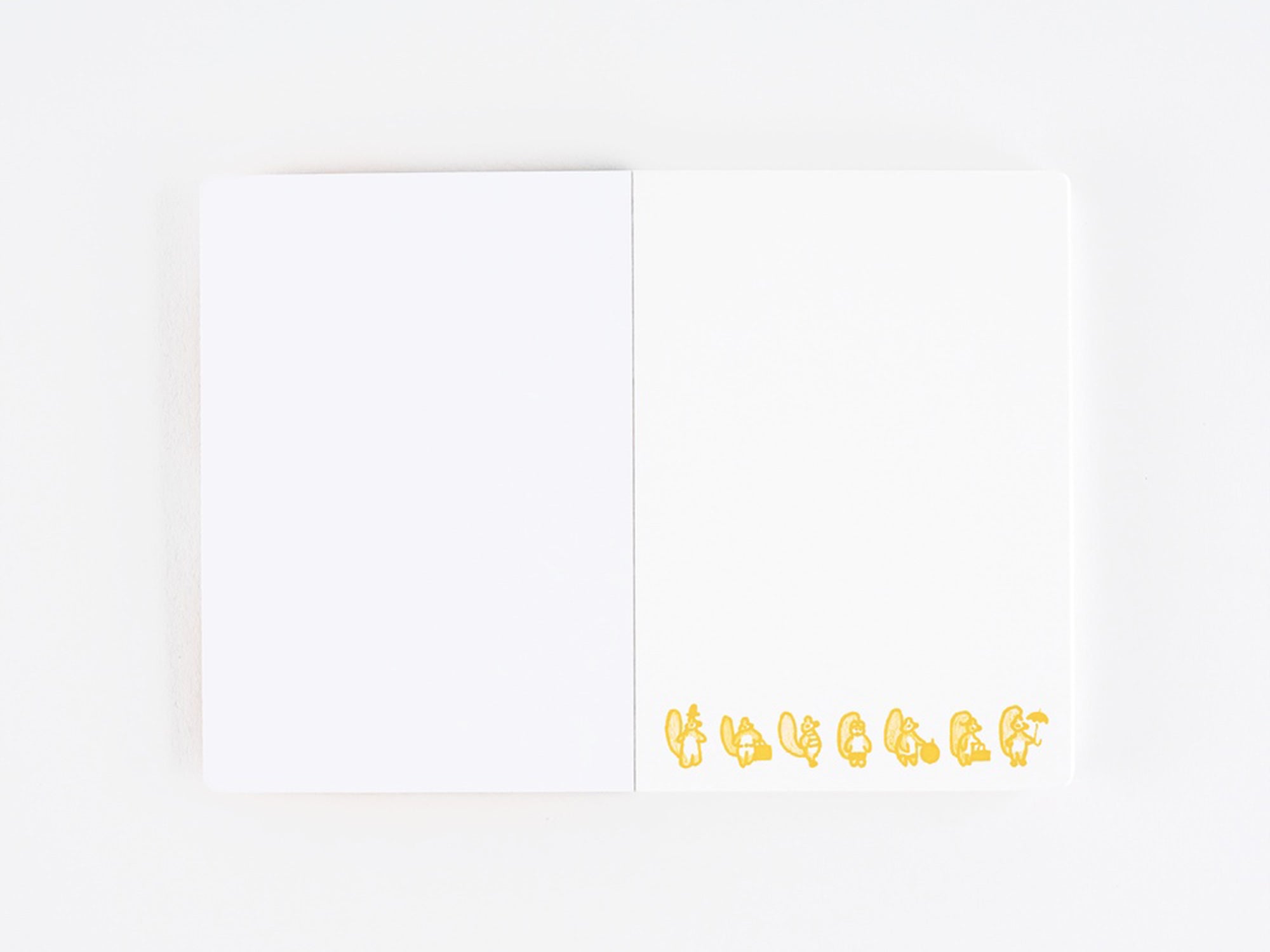 100%ORANGE Hobonichi Paper - Squirrel Appears