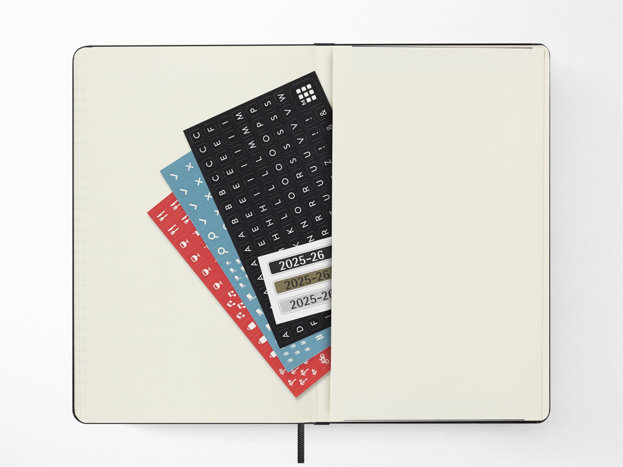2025-2026 Moleskine 18 Month Weekly Planner - BLACK Hardcover