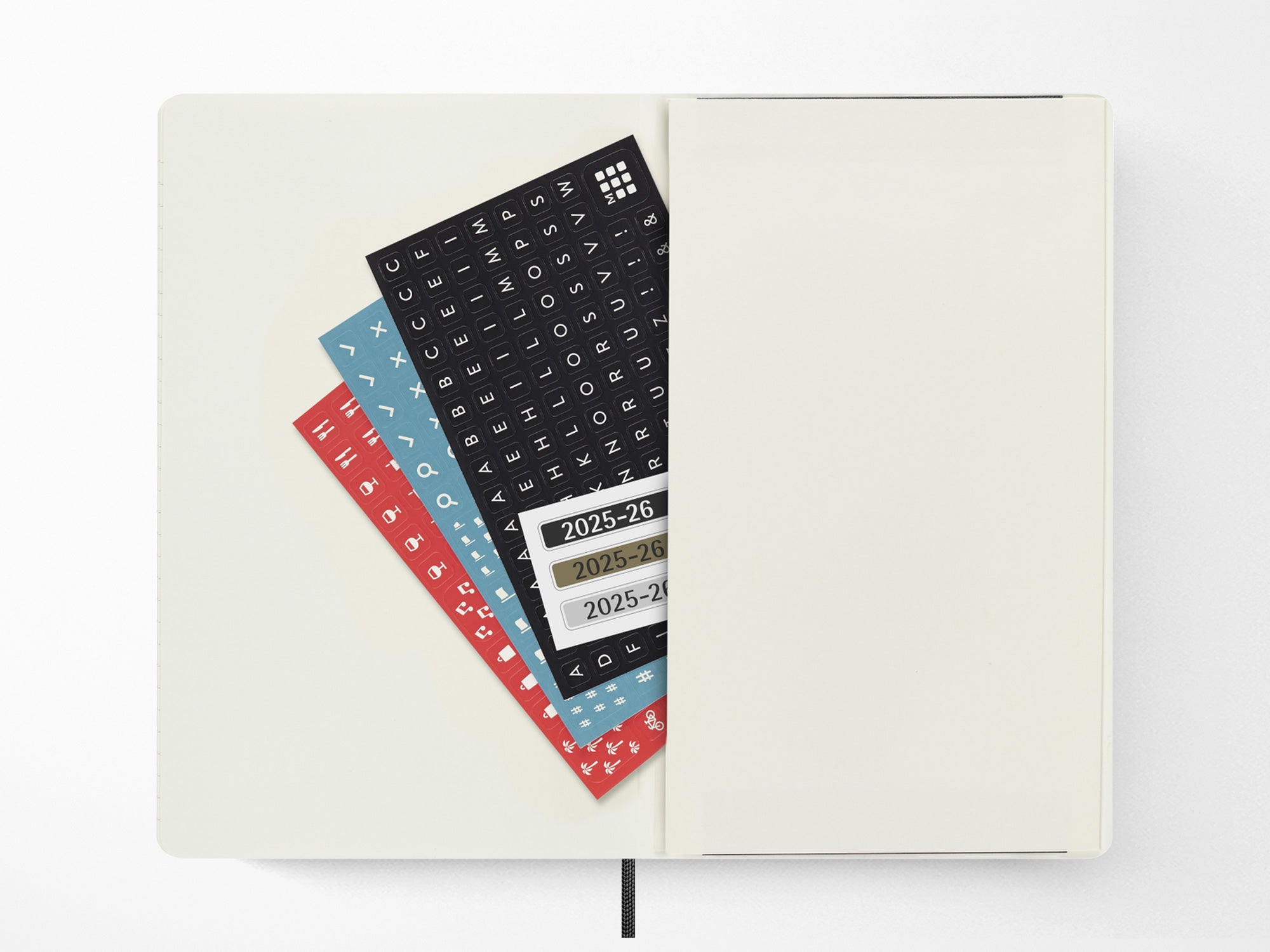 2025-2026 Moleskine 18 Month Weekly Planner - BLACK Softcover