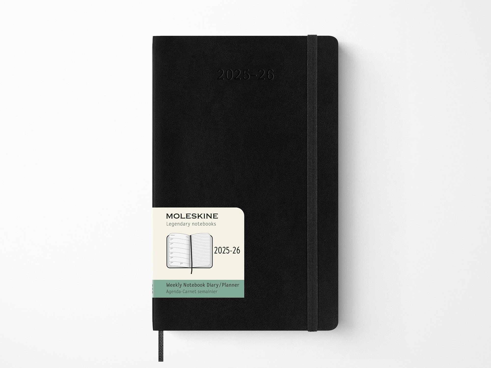 2025-2026 Moleskine 18 Month Weekly Planner - BLACK Softcover