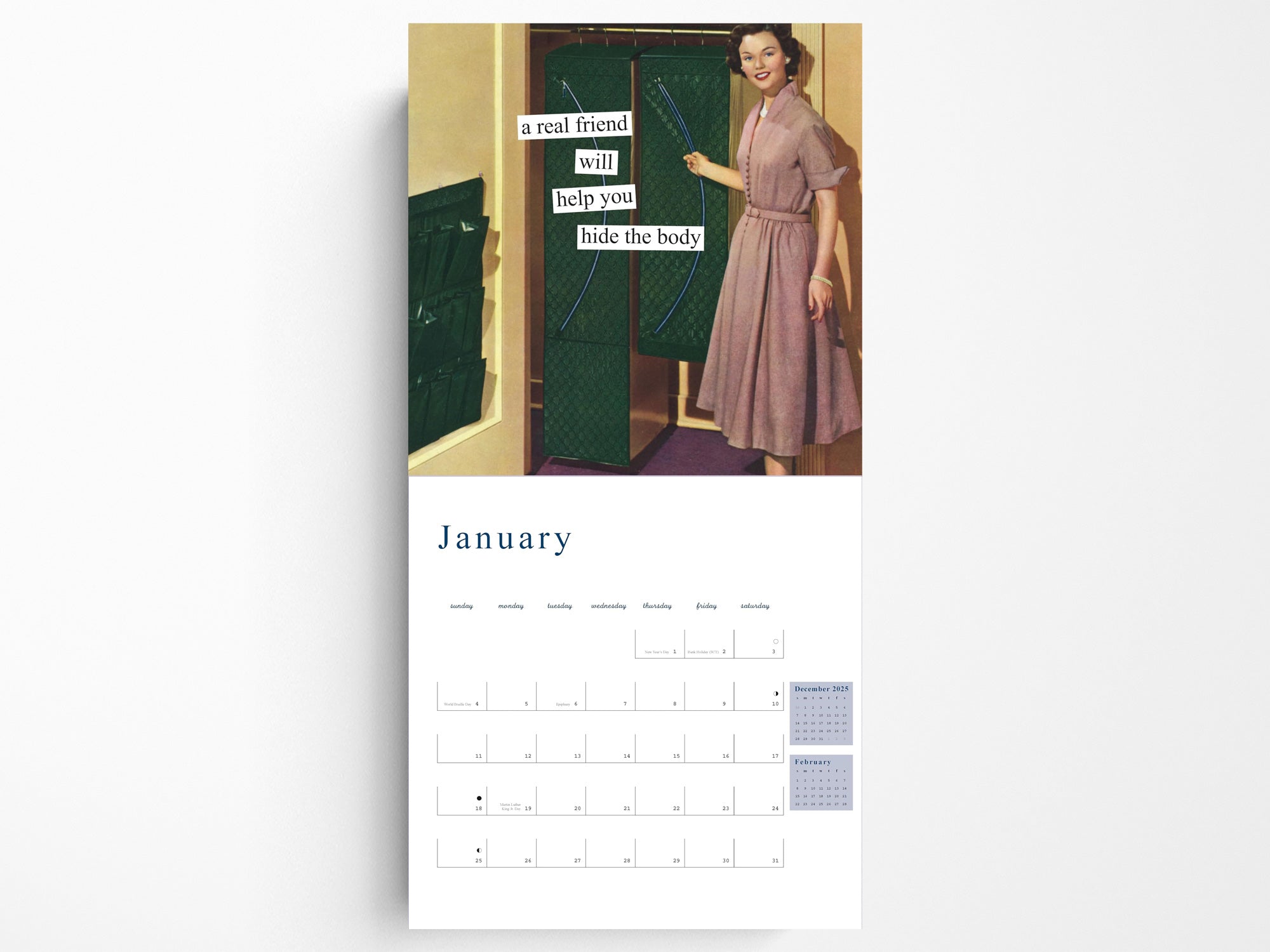2026 Anne Taintor Wall Calendar