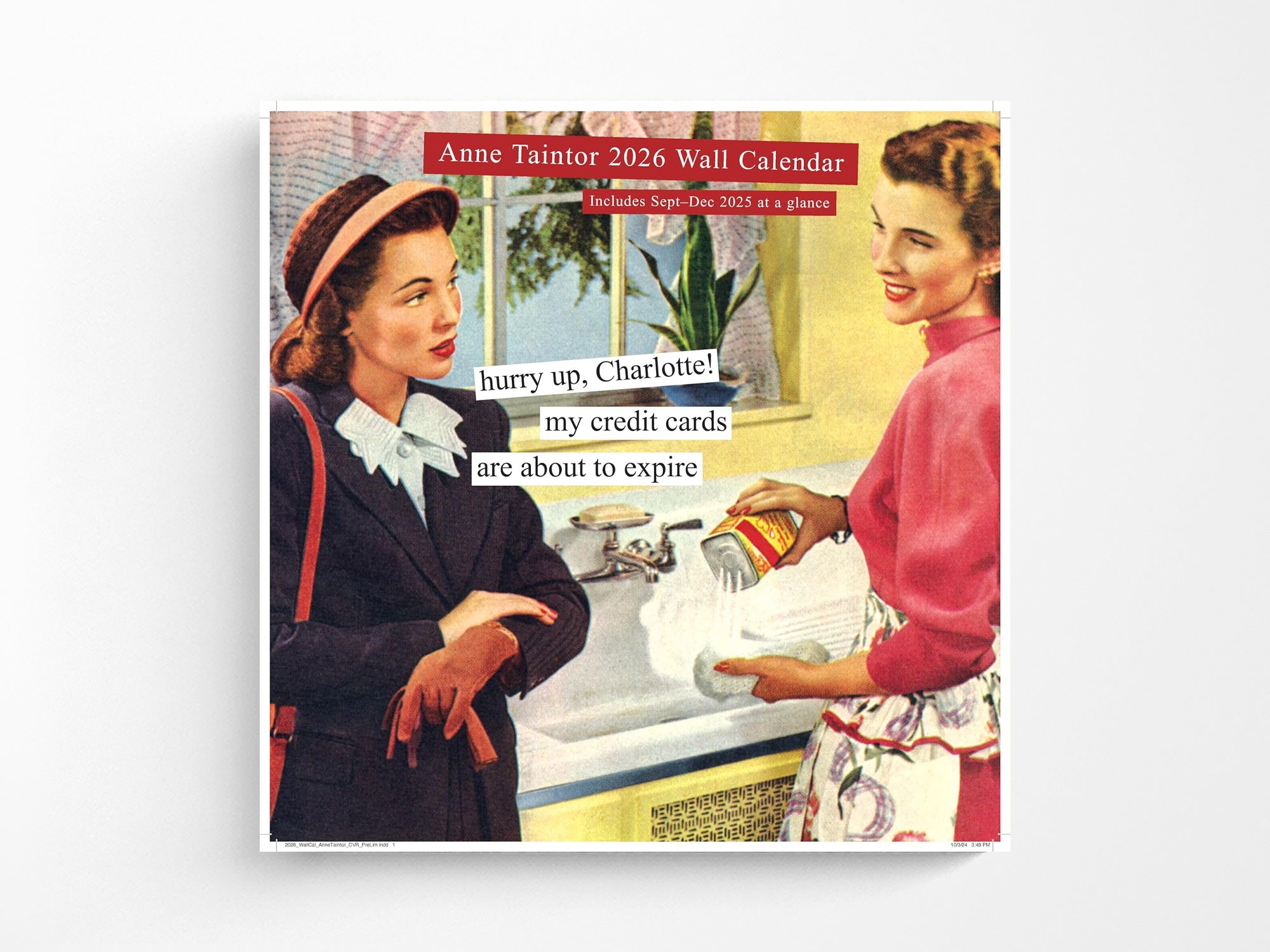 2026 Anne Taintor Wall Calendar