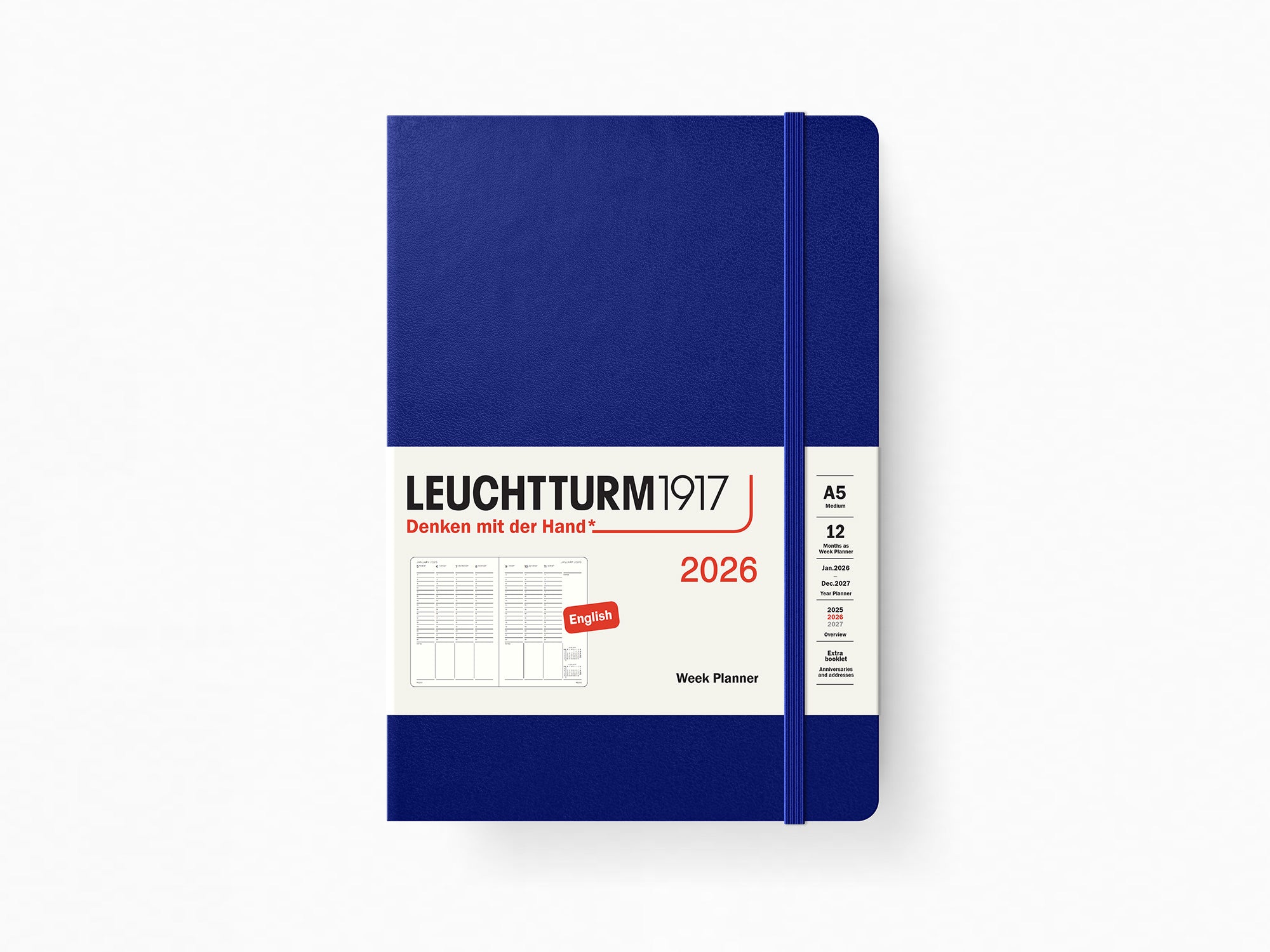 2026 Leuchtturm 1917 Week Planner - INK Hardcover