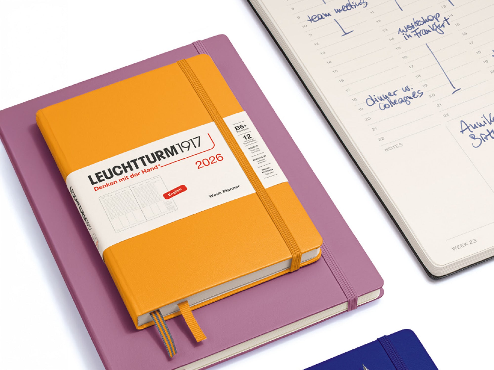2026 Leuchtturm 1917 Week Planner - DUSTY ROSE Hardcover