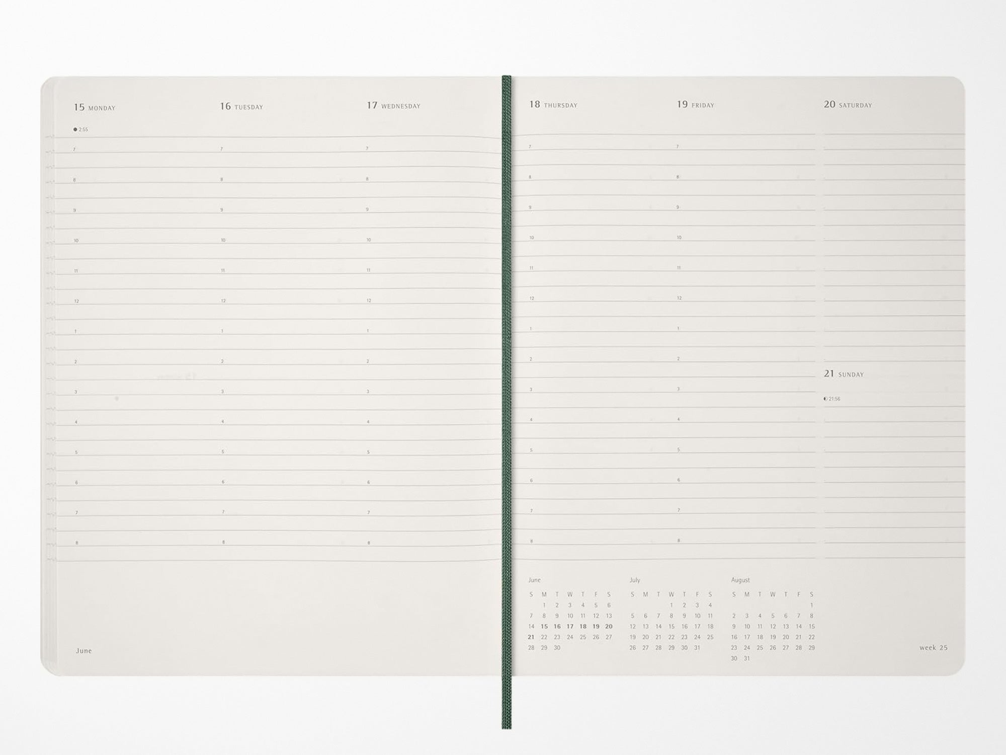2026 Moleskine 15 Month Essential Weekly Vertical Planner - BLACK Softcover