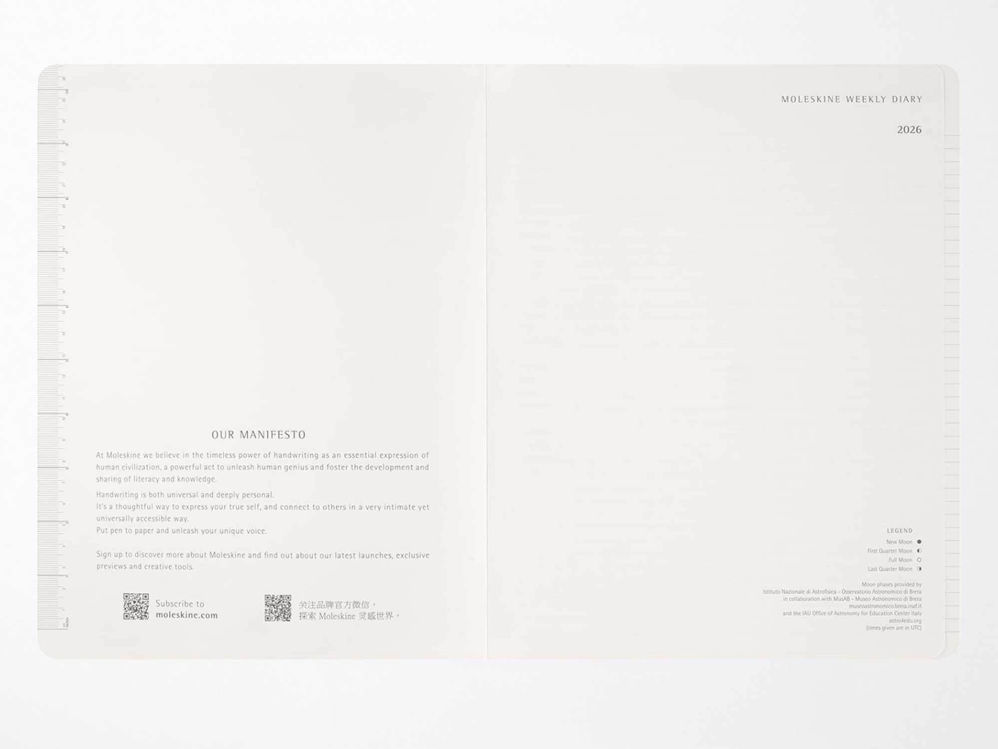 2026 Moleskine 15 Month Essential Weekly Vertical Planner - BLACK Softcover