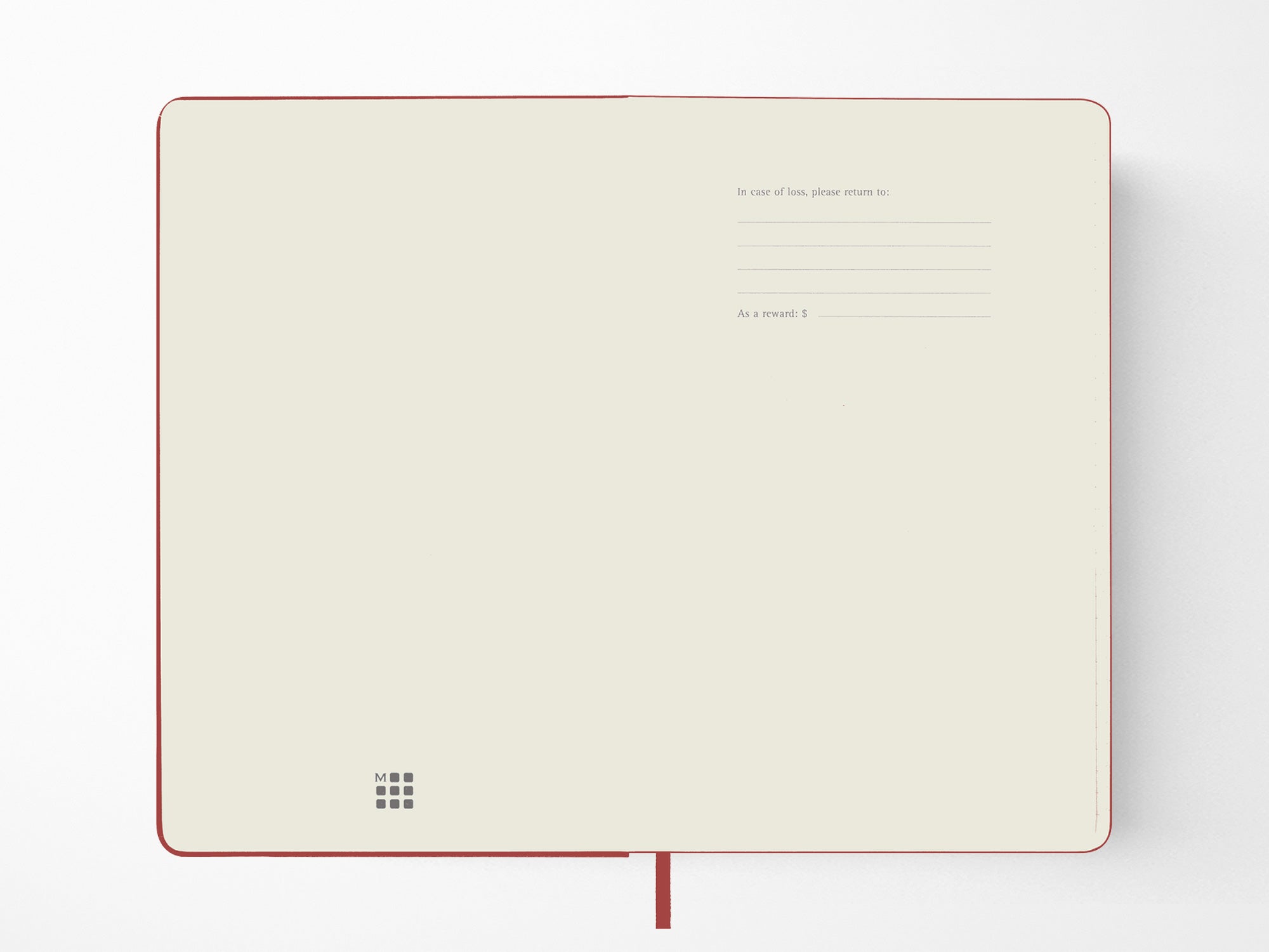 2026 Moleskine Daily Planner - SCARLET RED Hardcover