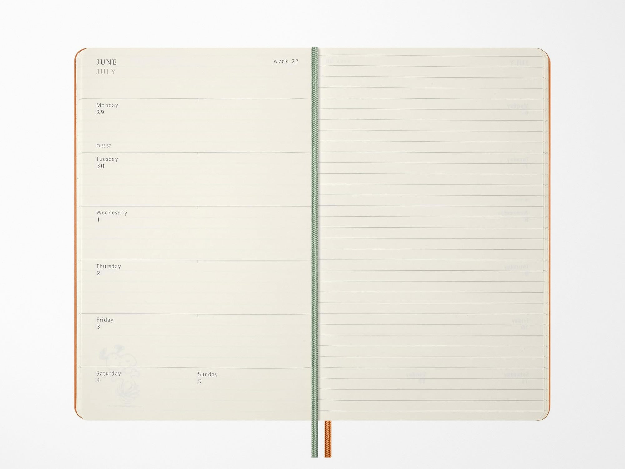 2026 Moleskine Peanuts 'Snoopy' Weekly Planner