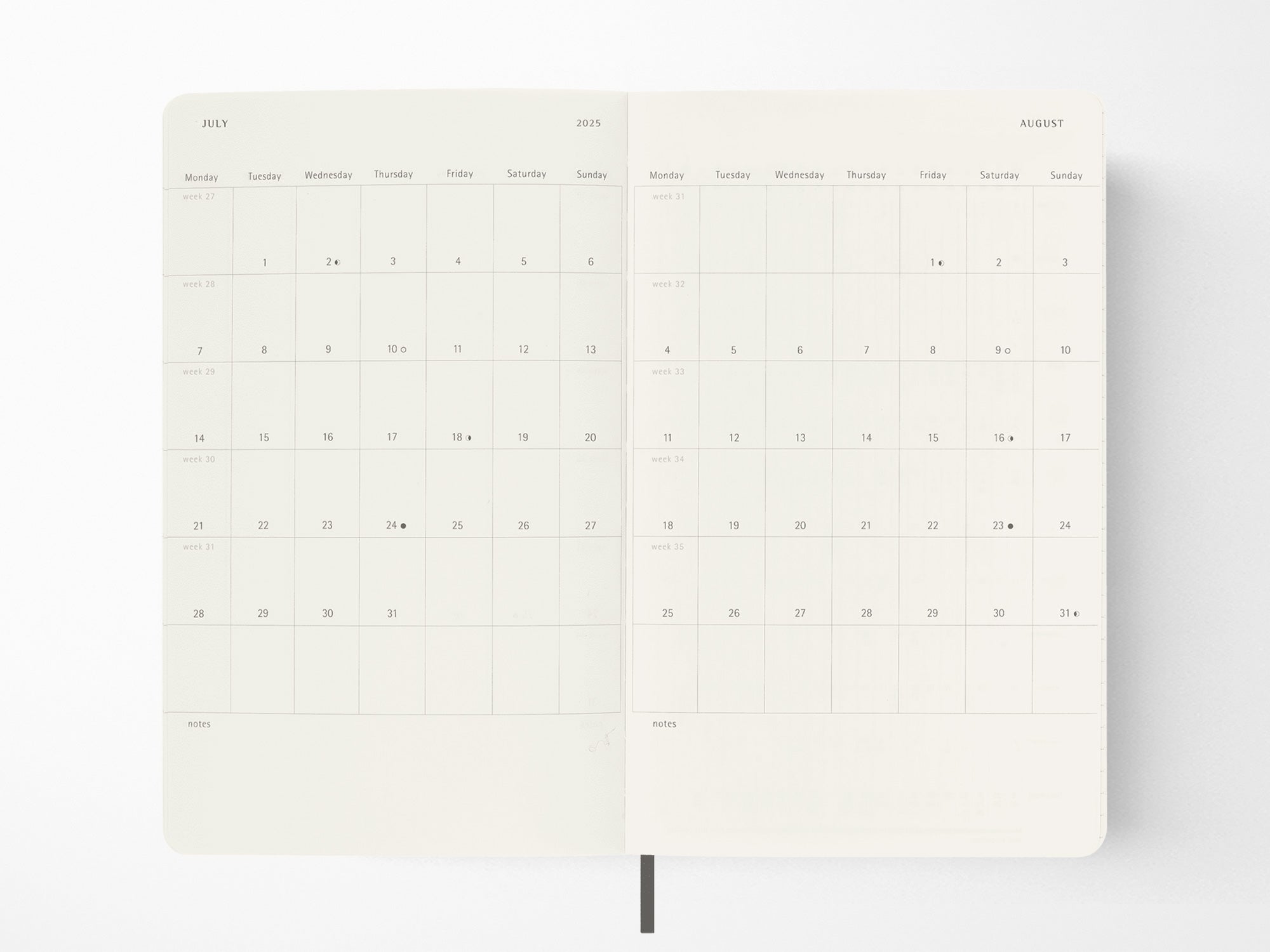 2026 Moleskine Precious & Ethical Weekly Planner - BORDEAUX Softcover