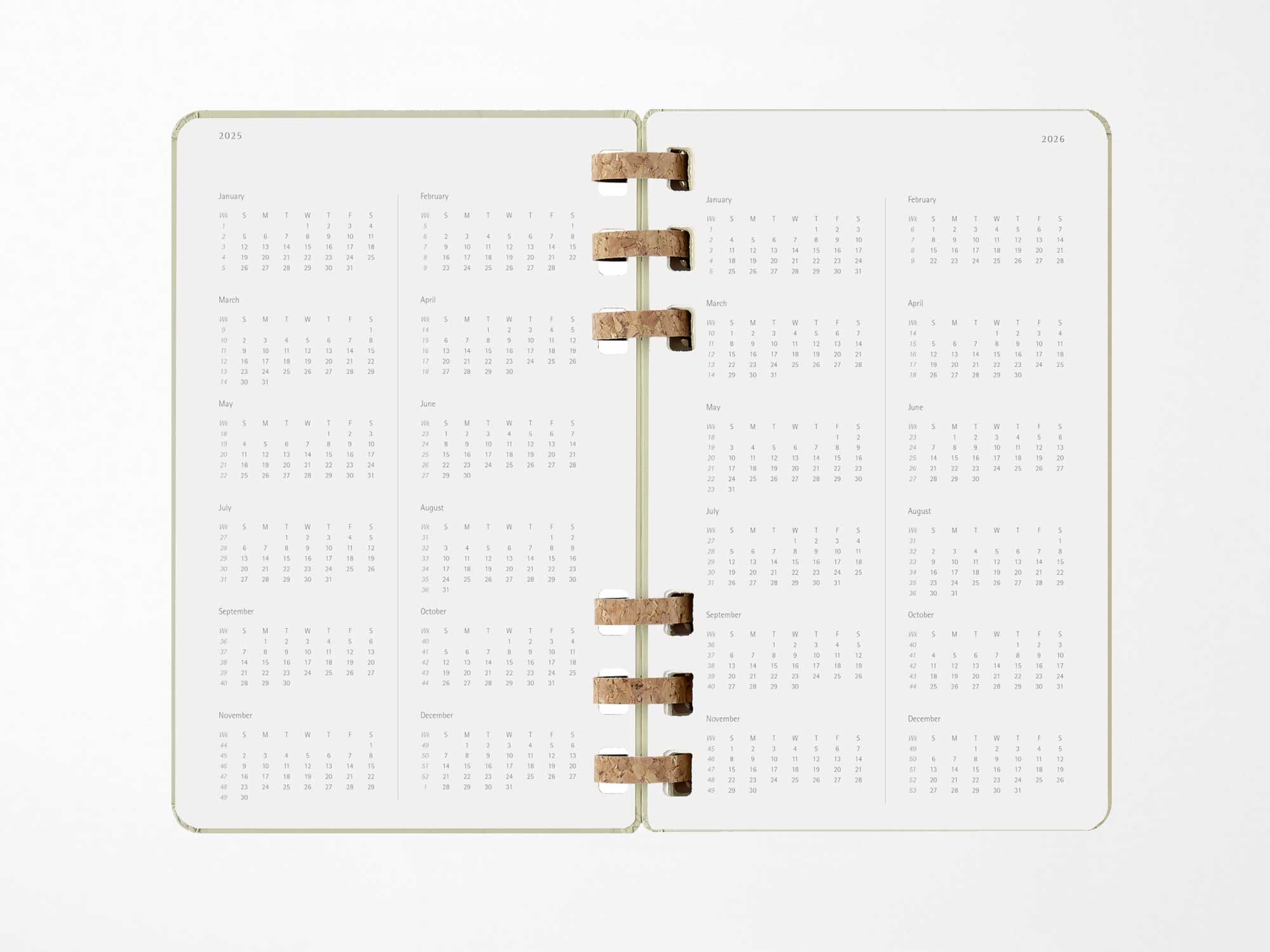 2026 Moleskine Student Life Spiral Planners - KIWI Hardcover
