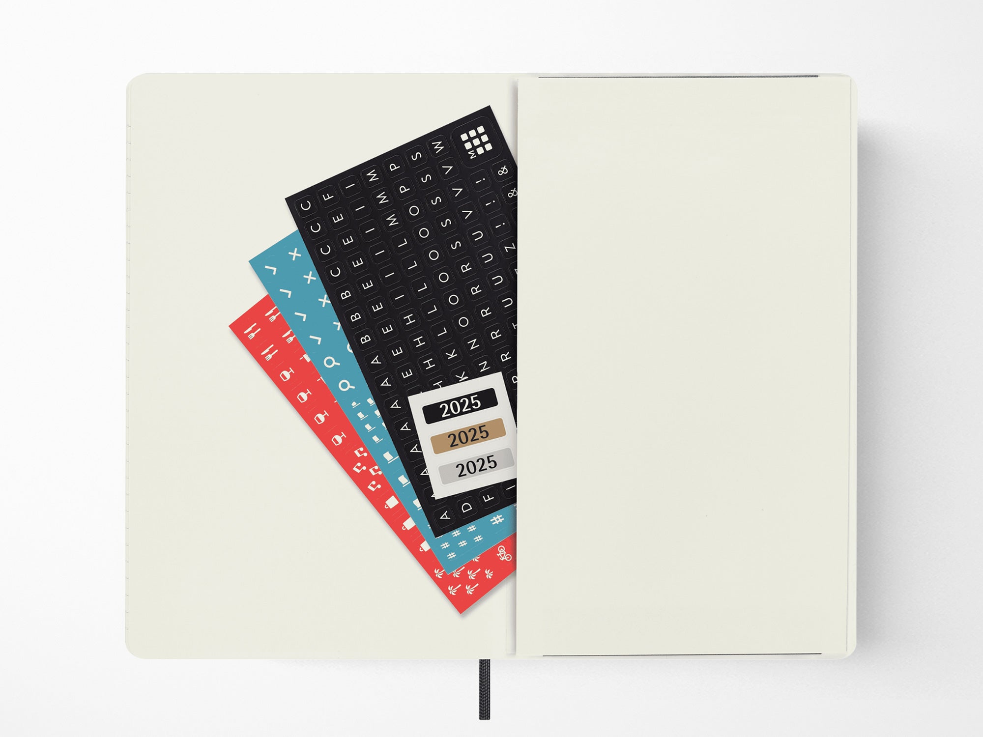 2026 Moleskine Weekly Horizontal Planner - BLACK Softcover