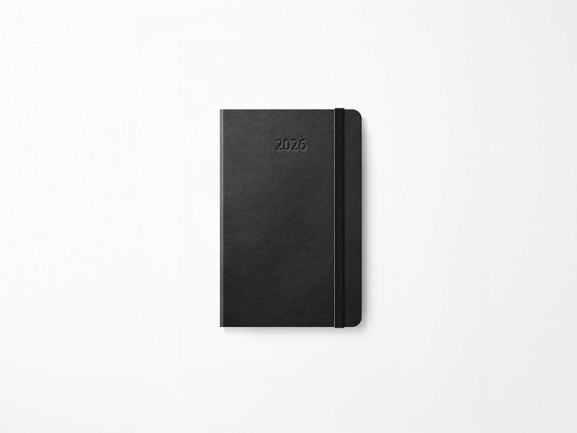 2026 Moleskine Weekly Horizontal Planner - BLACK Softcover