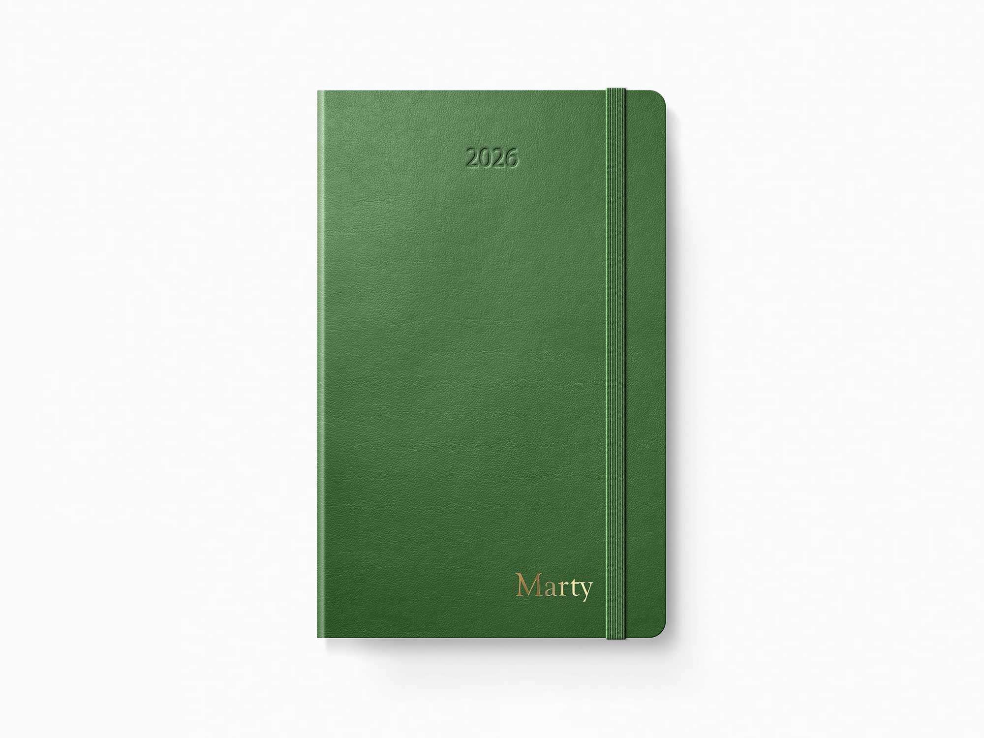 2026 Moleskine Weekly Planner - MYRTLE GREEN Softcover
