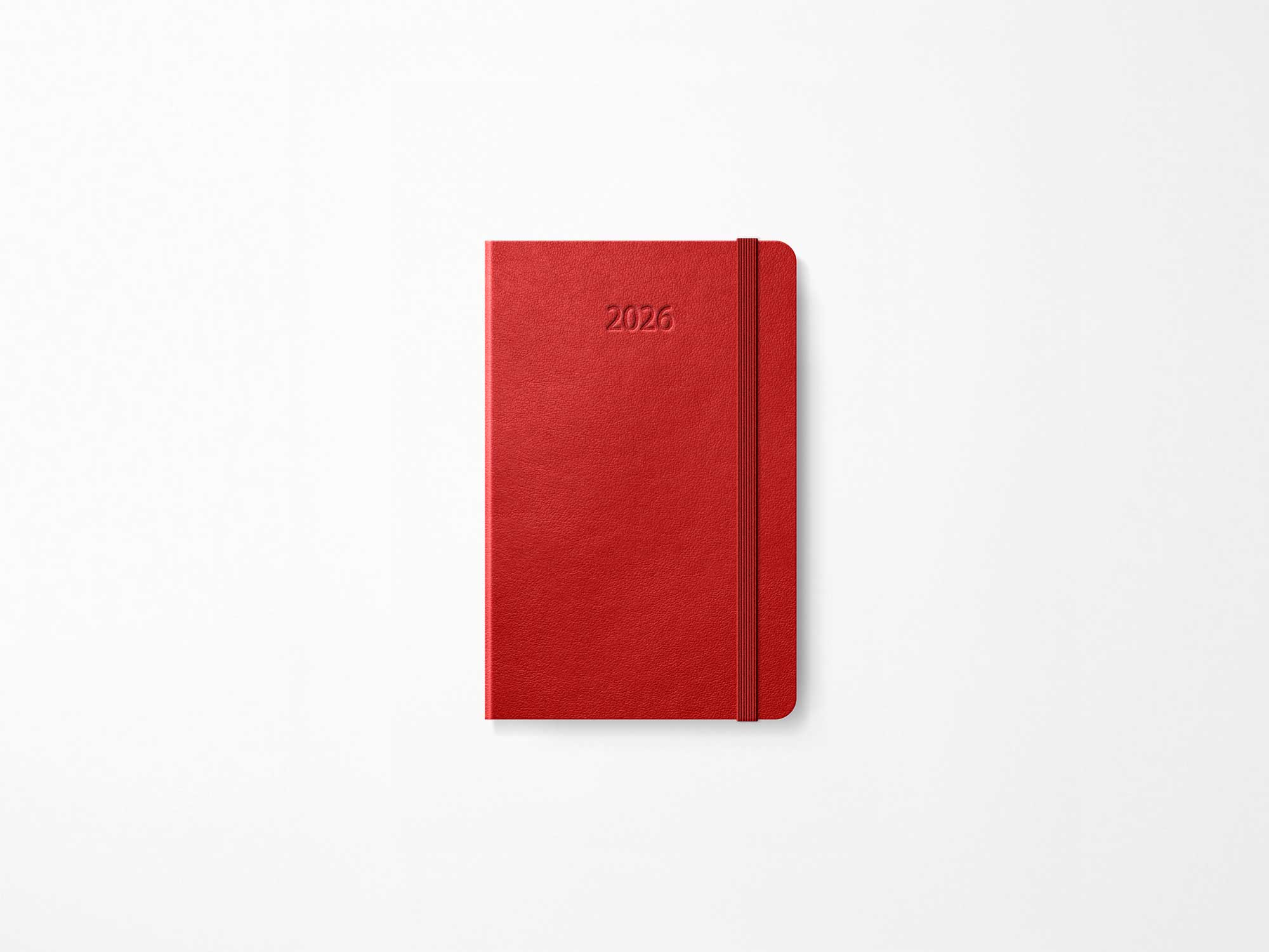 2026 Moleskine Weekly Planner - SCARLET RED Softcover