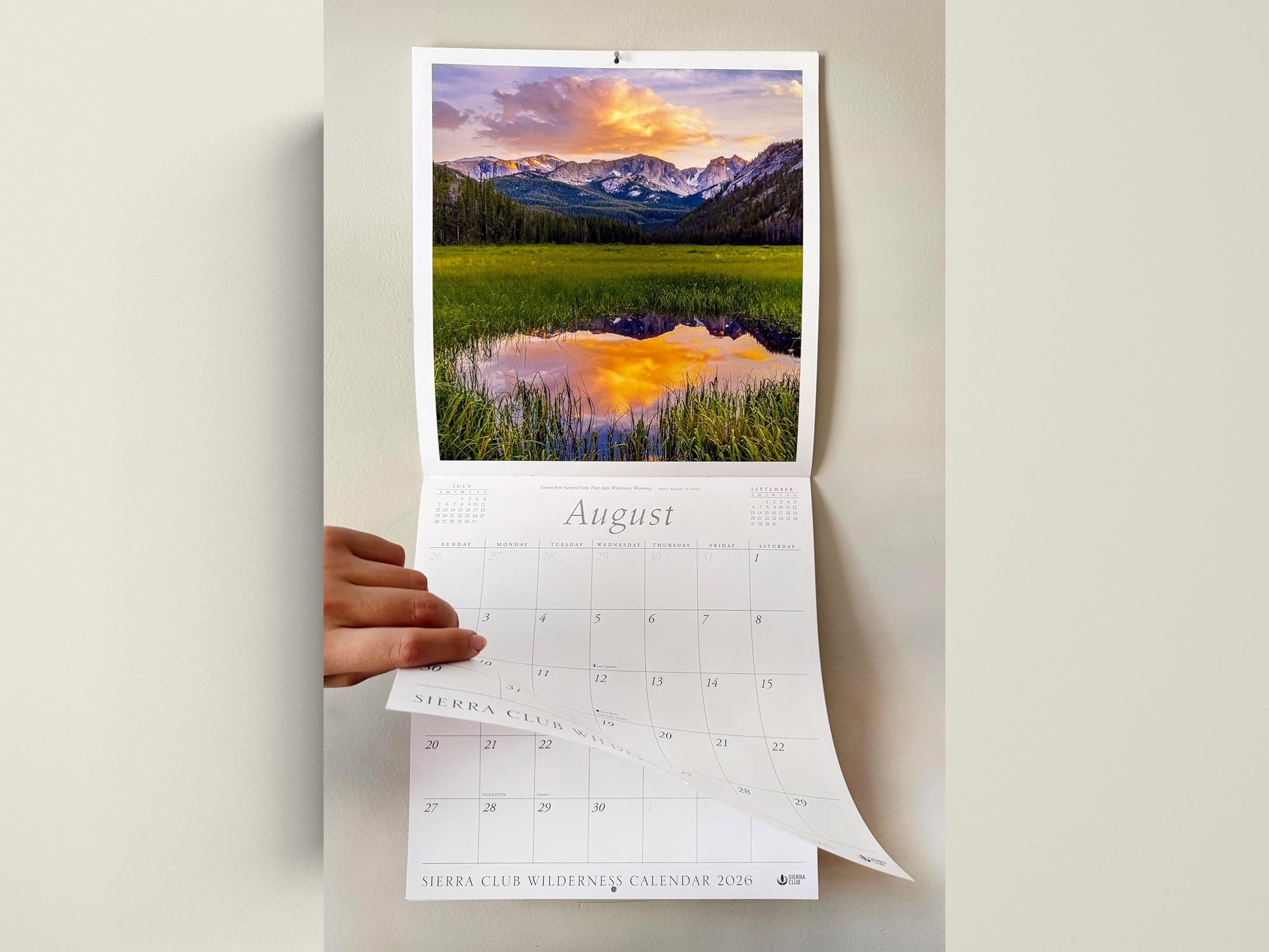 2026 Sierra Club Wilderness Wall Calendar