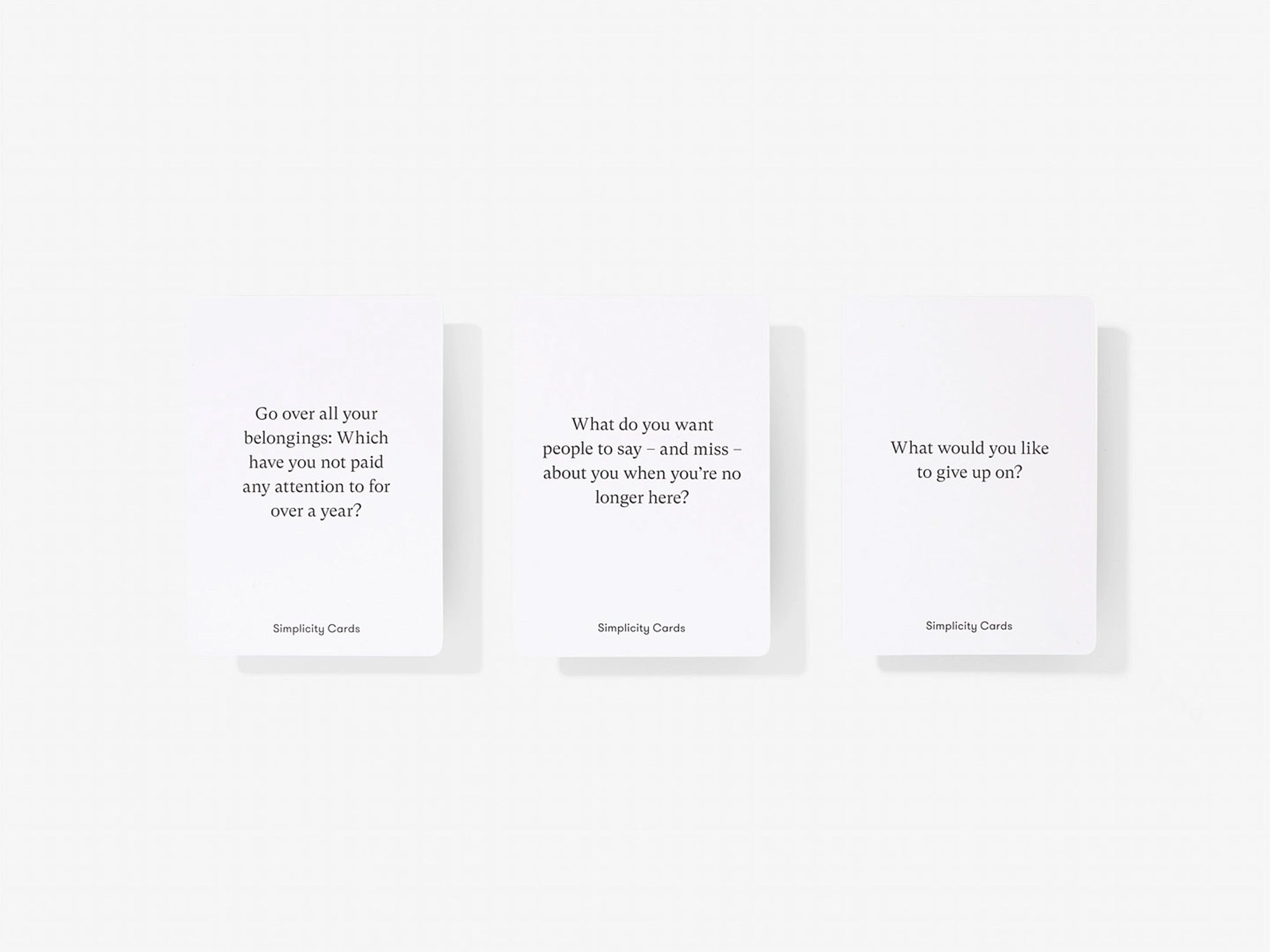 Simplicity Cards