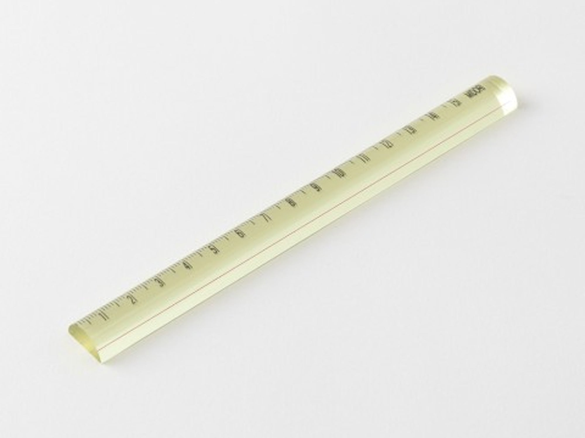 Midori Lens Magnifying Ruler - Yellow