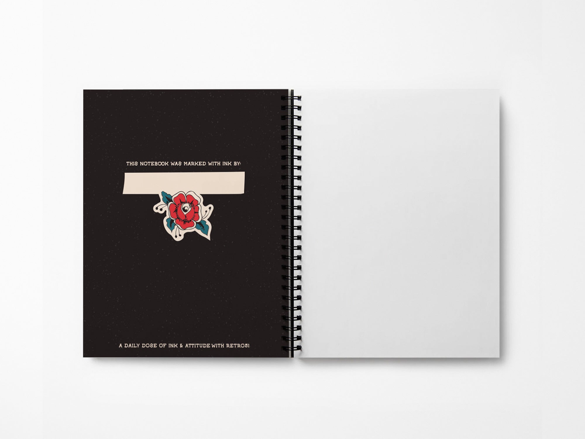 Retro 51 Ink-Love-Repeat Medium Spiral Sketchbook