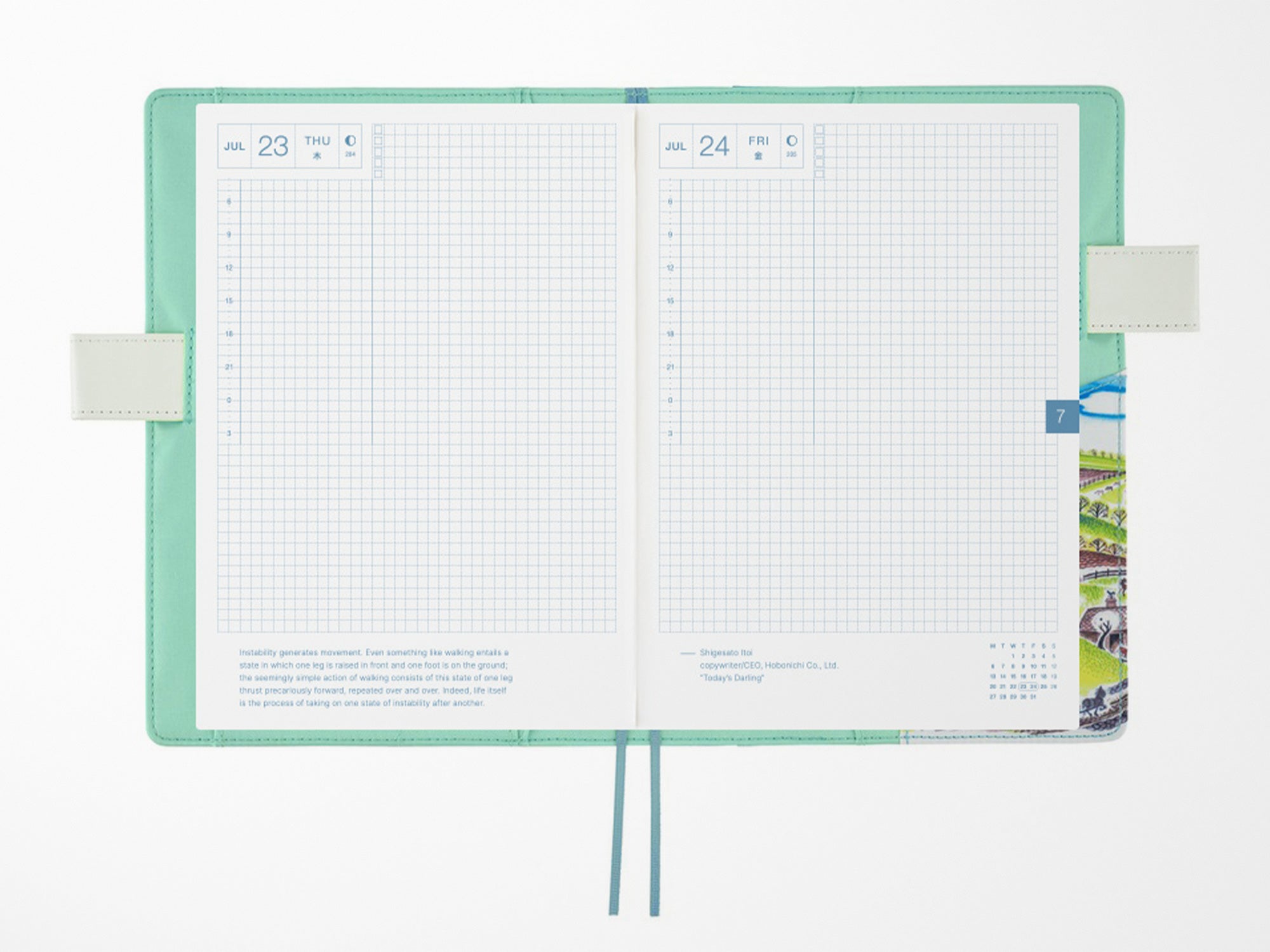 Hobonichi Techo A5 Cousin Cover + Book - Virginia Lee Burton: The Little House