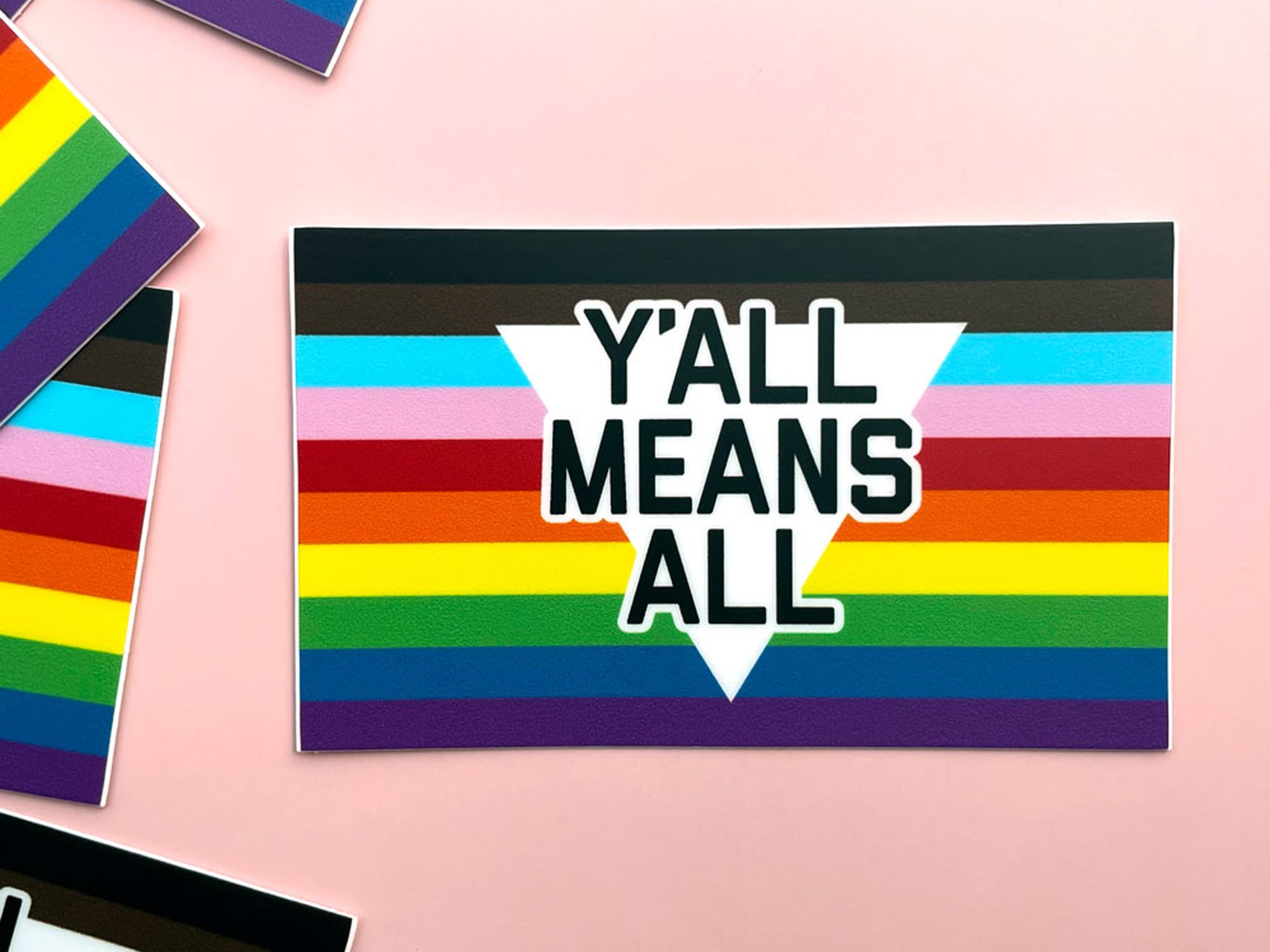 Y'all Means All Sticker