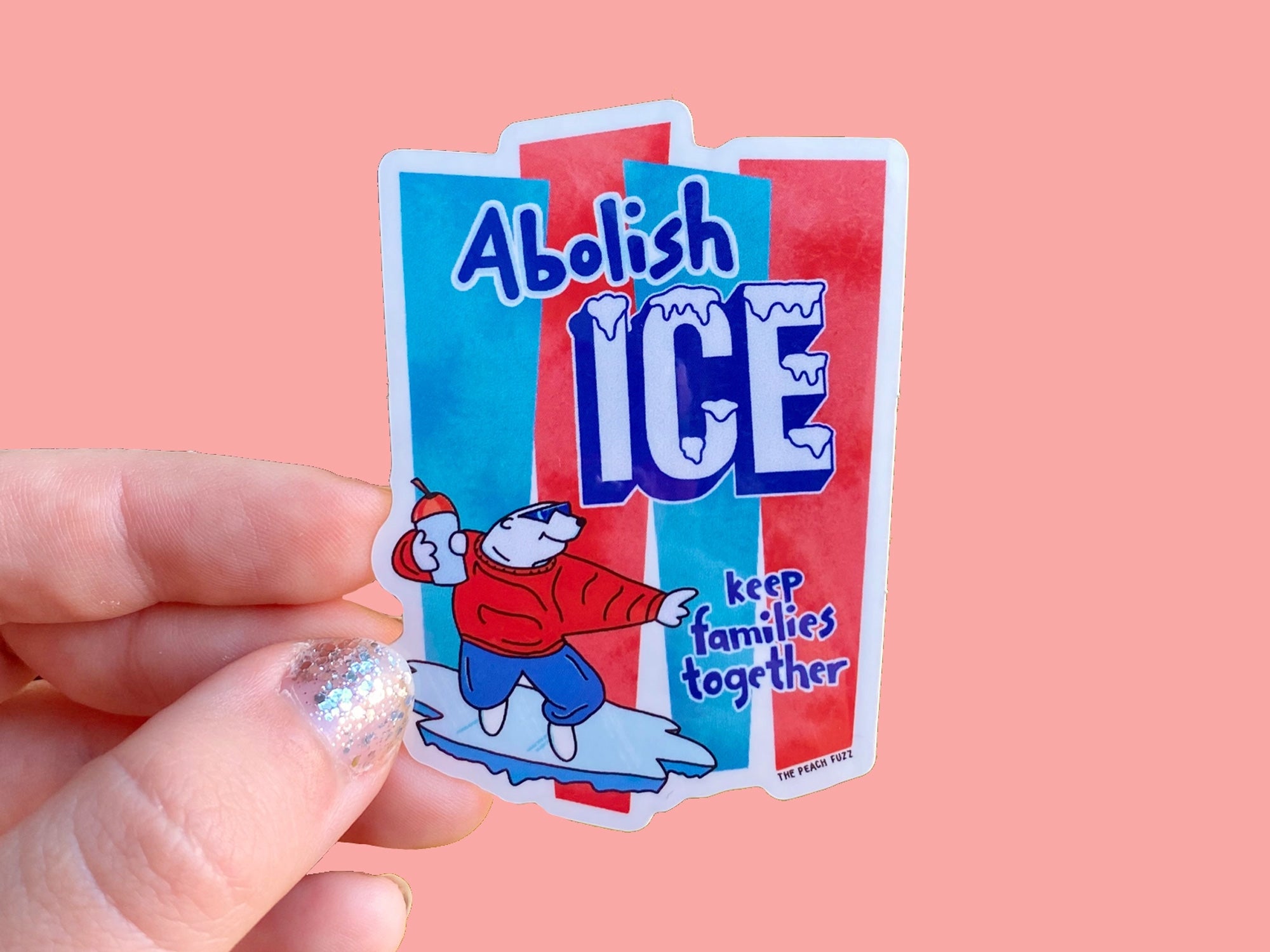 Abolish Ice Sticker