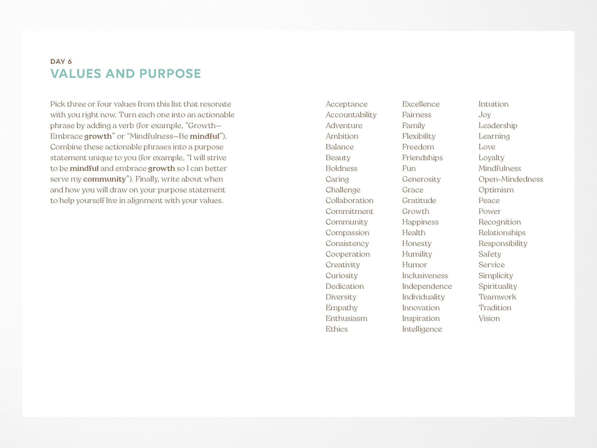 Abundance: A Guided Journal for Living a Full Life
