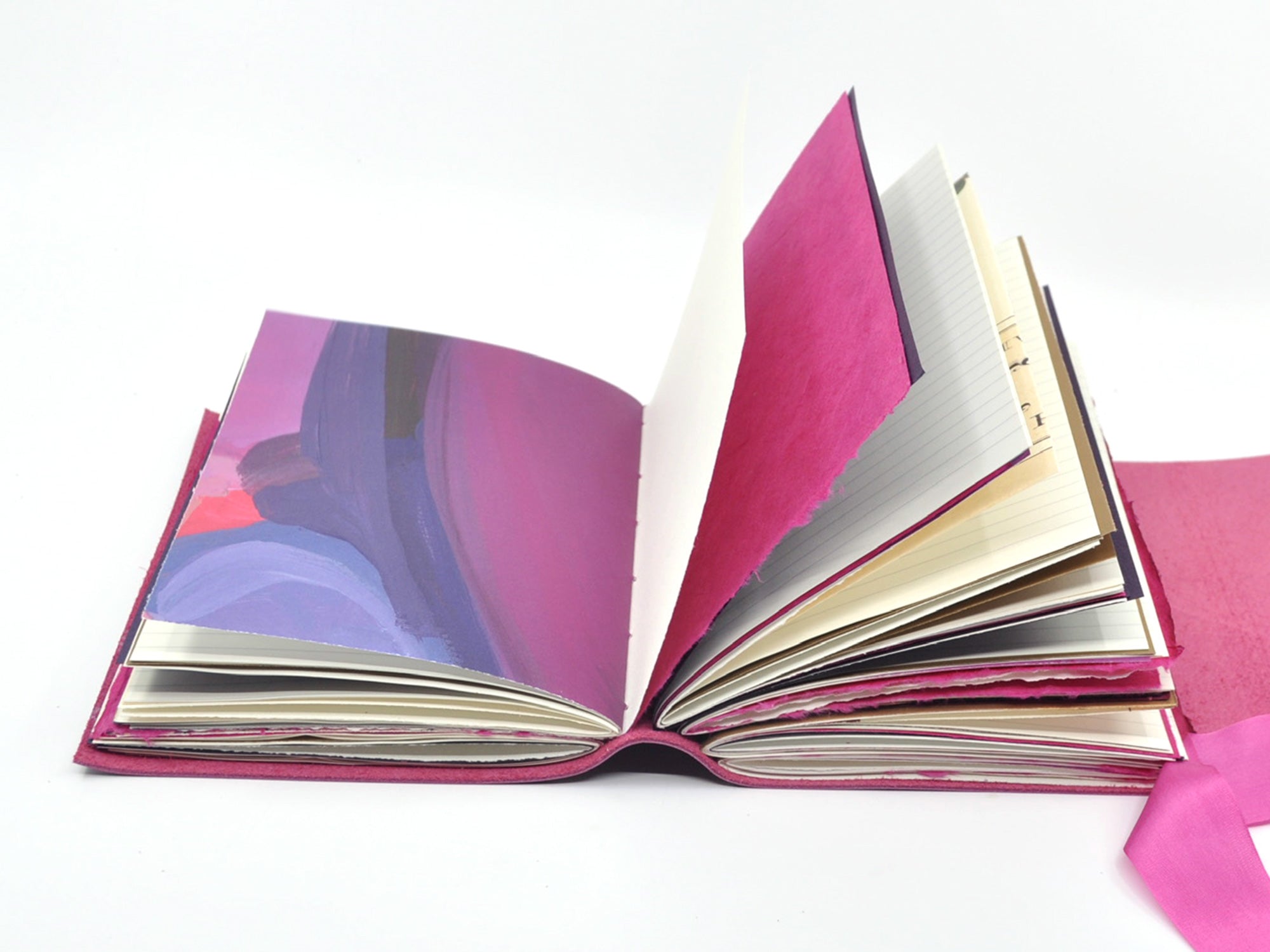 Berry Charm One of a Kind Leather Journal