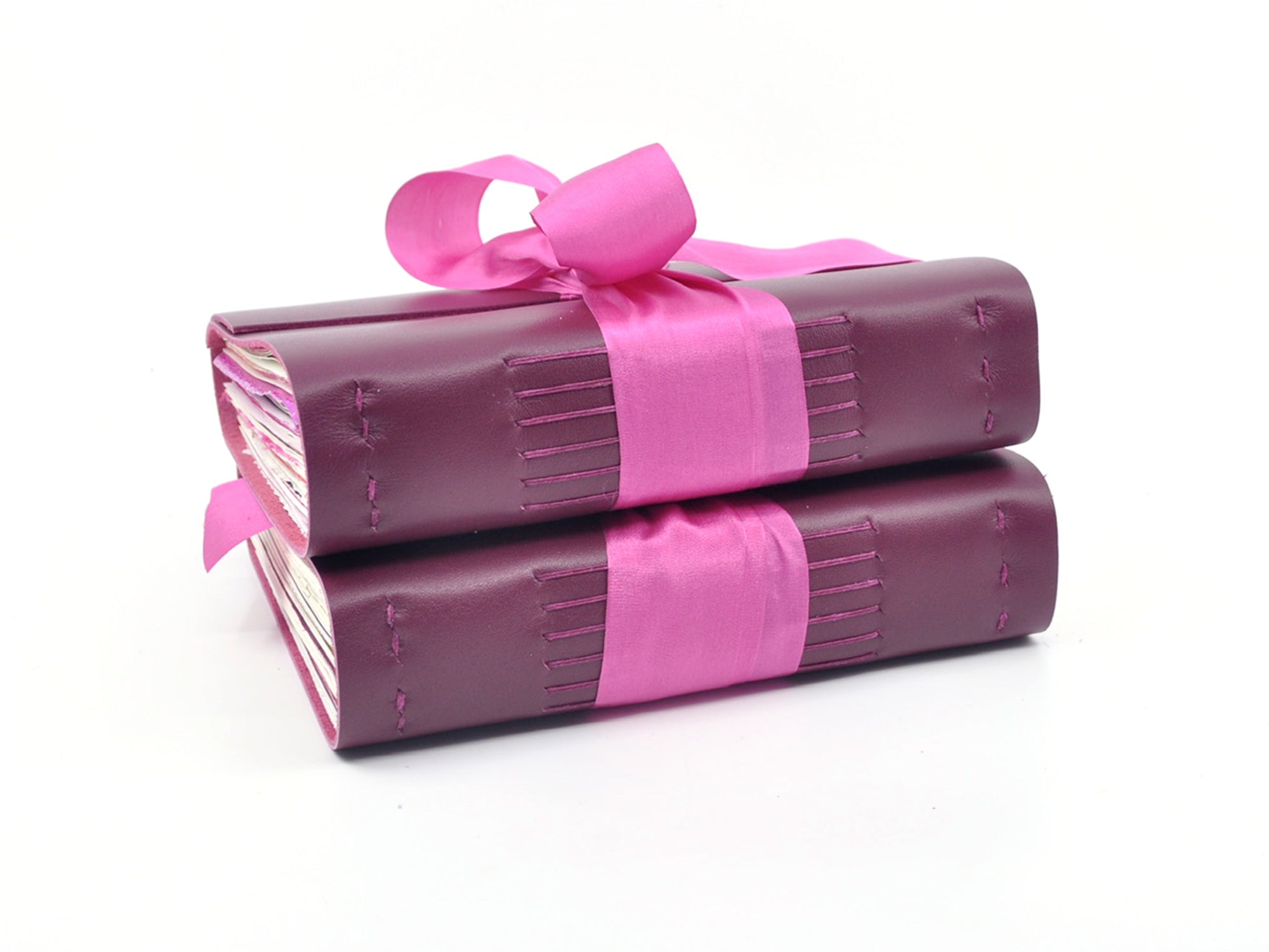 Berry Charm One of a Kind Leather Journal