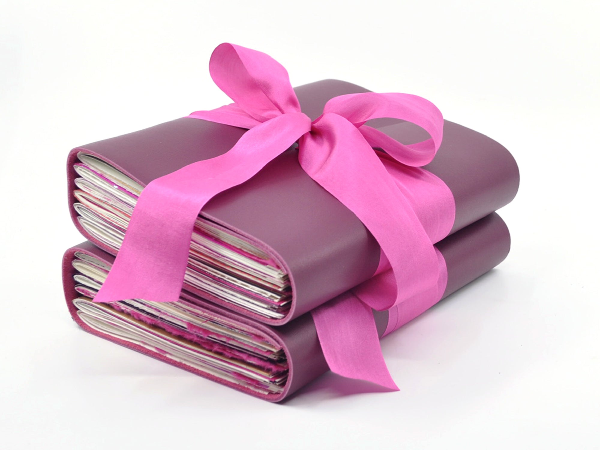 Berry Charm One of a Kind Leather Journal