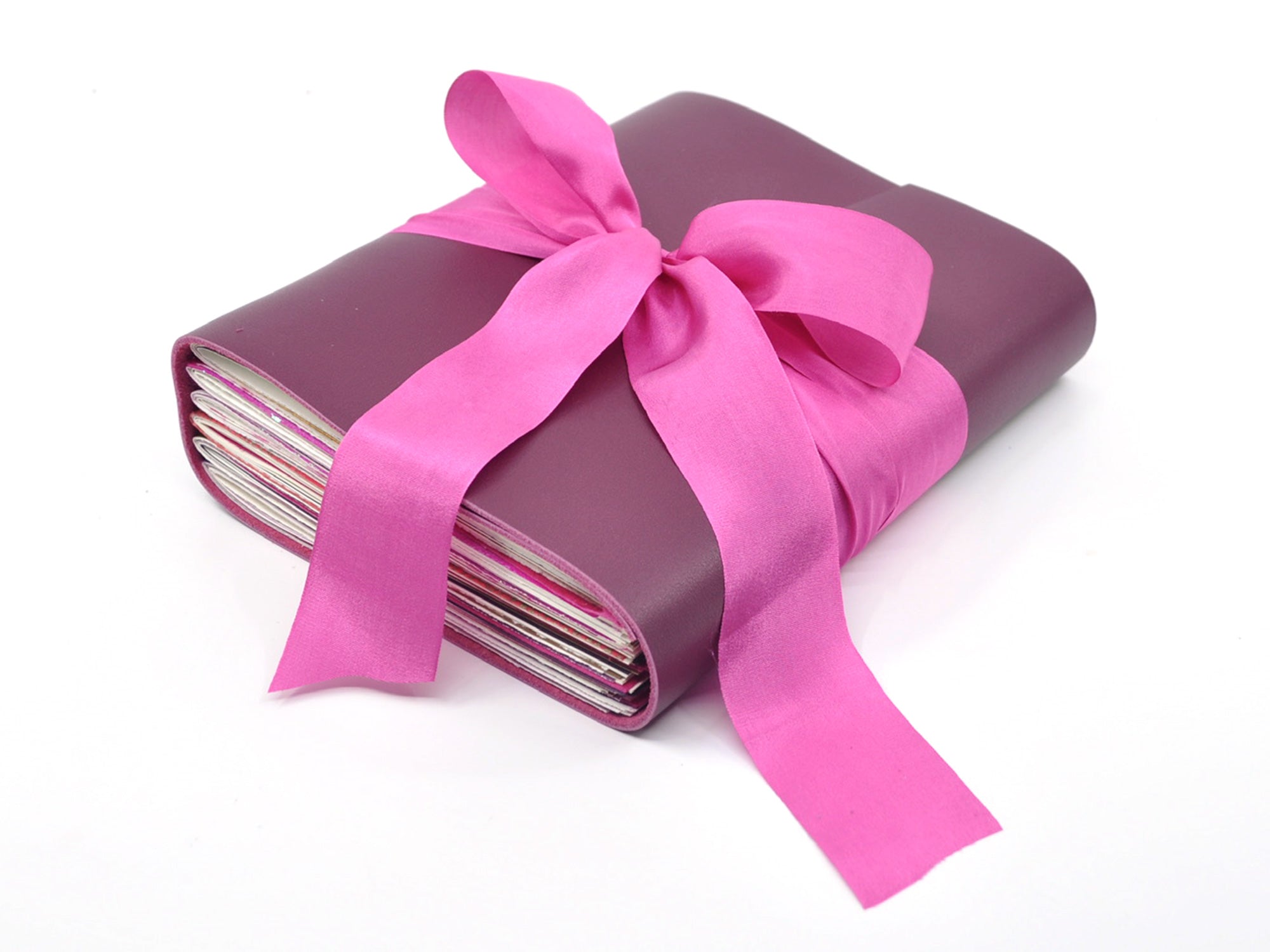 Berry Charm One of a Kind Leather Journal