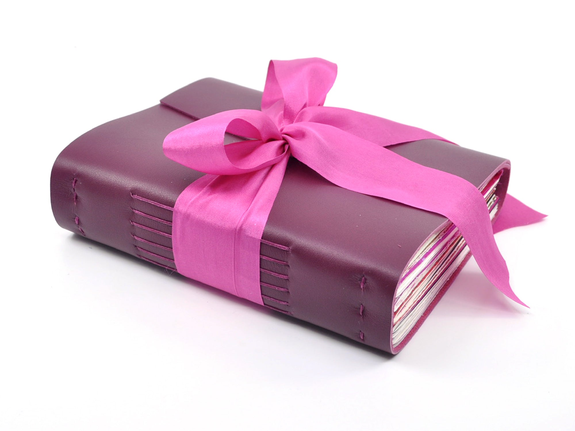 Berry Charm One of a Kind Leather Journal