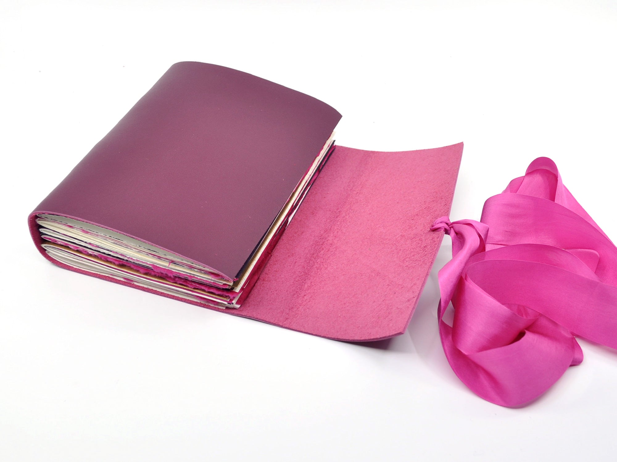 Berry Charm One of a Kind Leather Journal