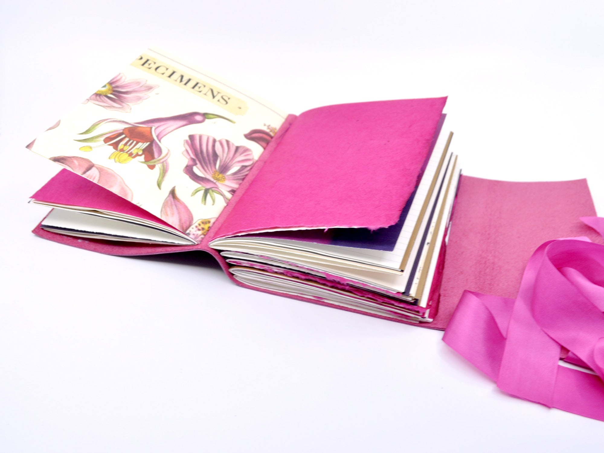 Berry Charm One of a Kind Leather Journal