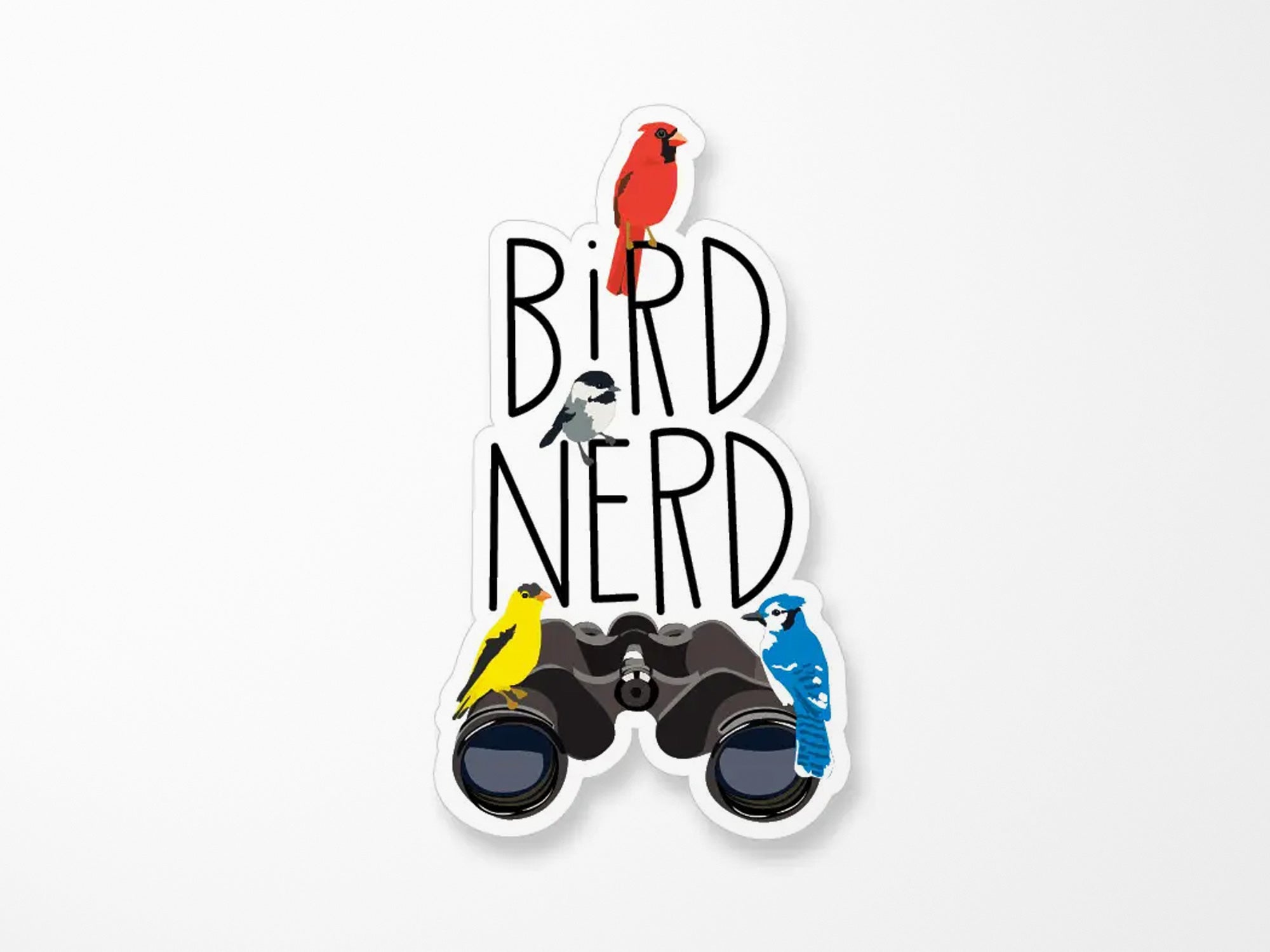 Bird Nerd Vinyl Sticker