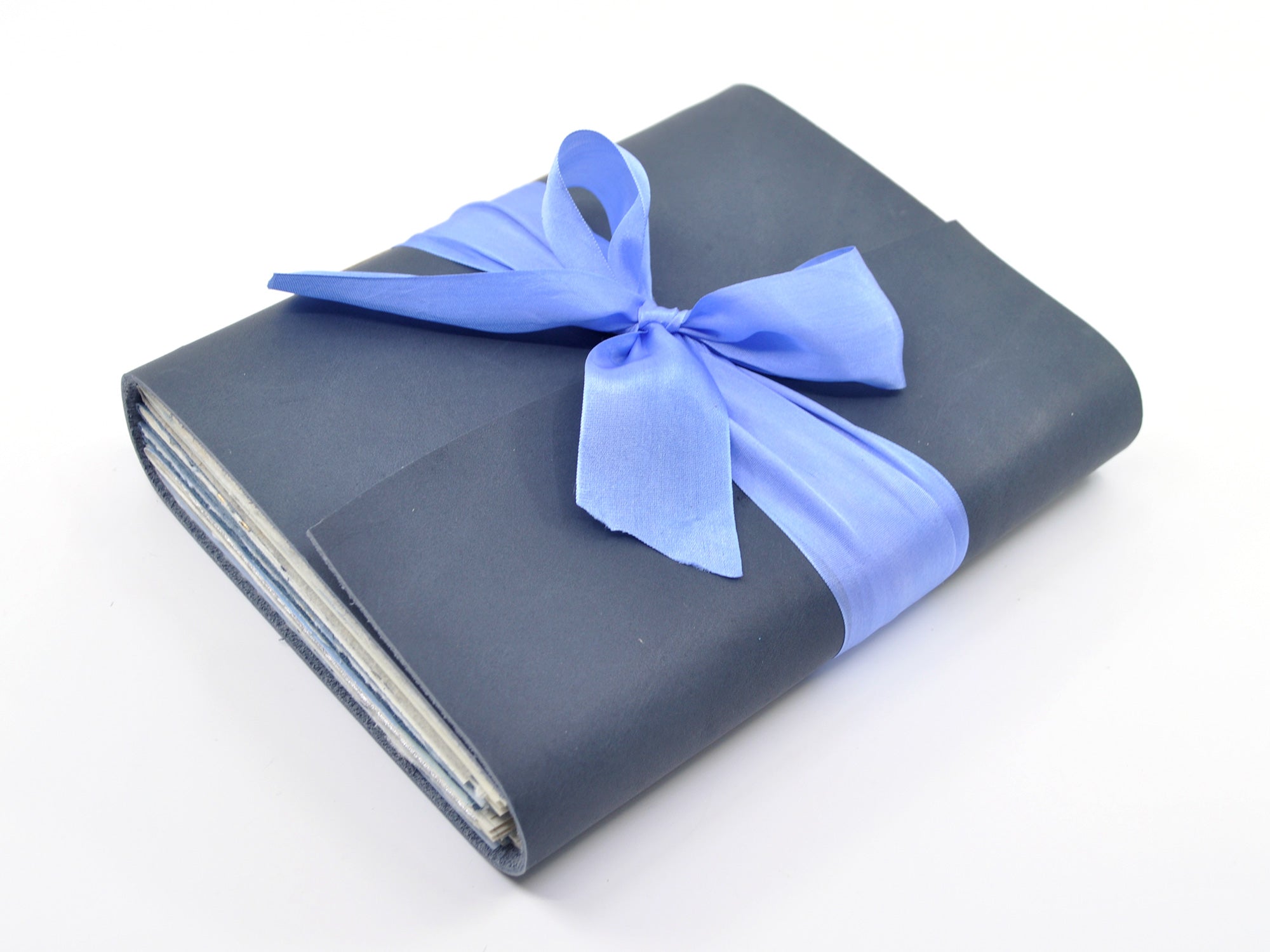 Blue Hyacinth One of a Kind Leather Journal