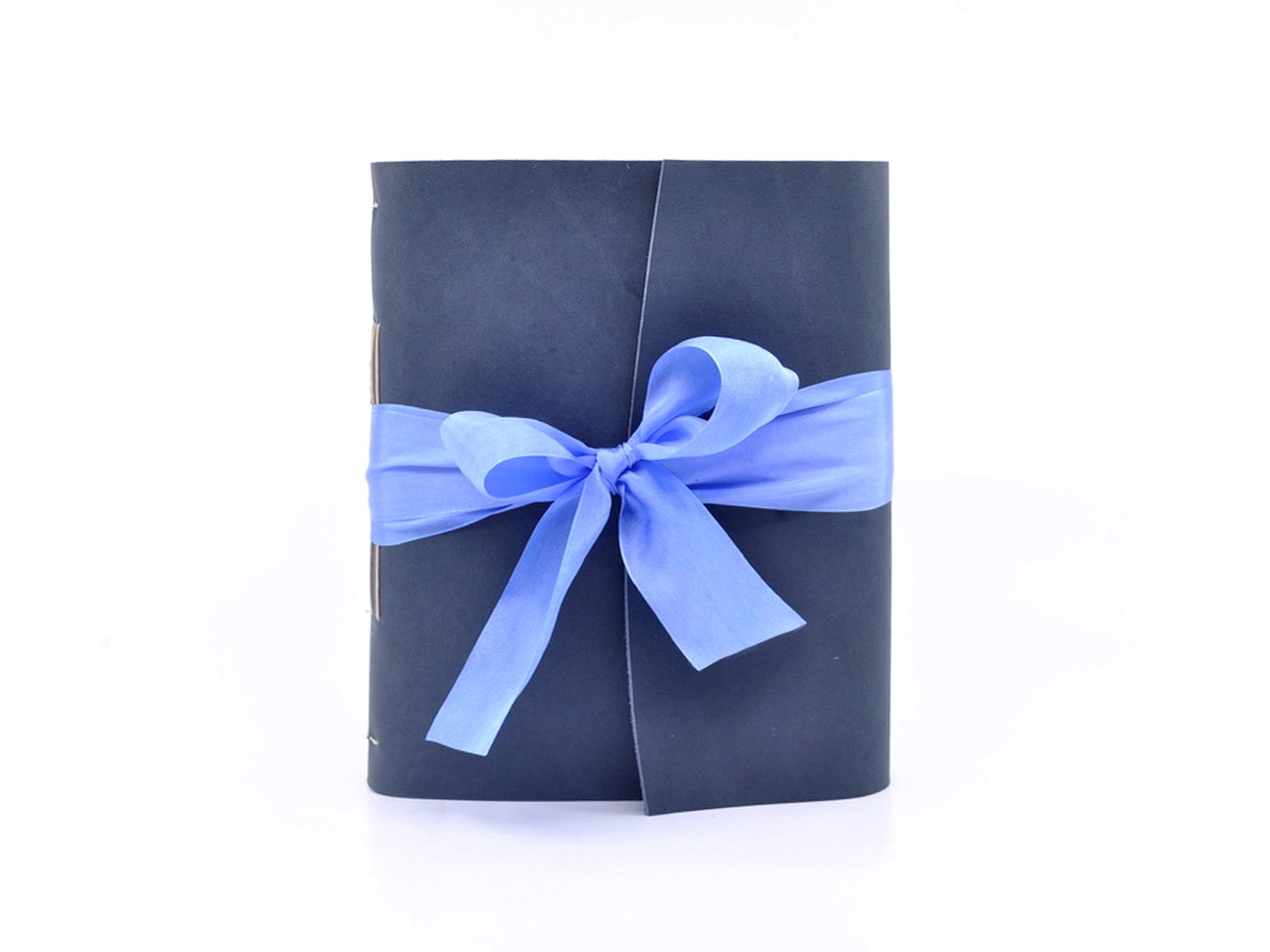 Blue Hyacinth One of a Kind Leather Journal