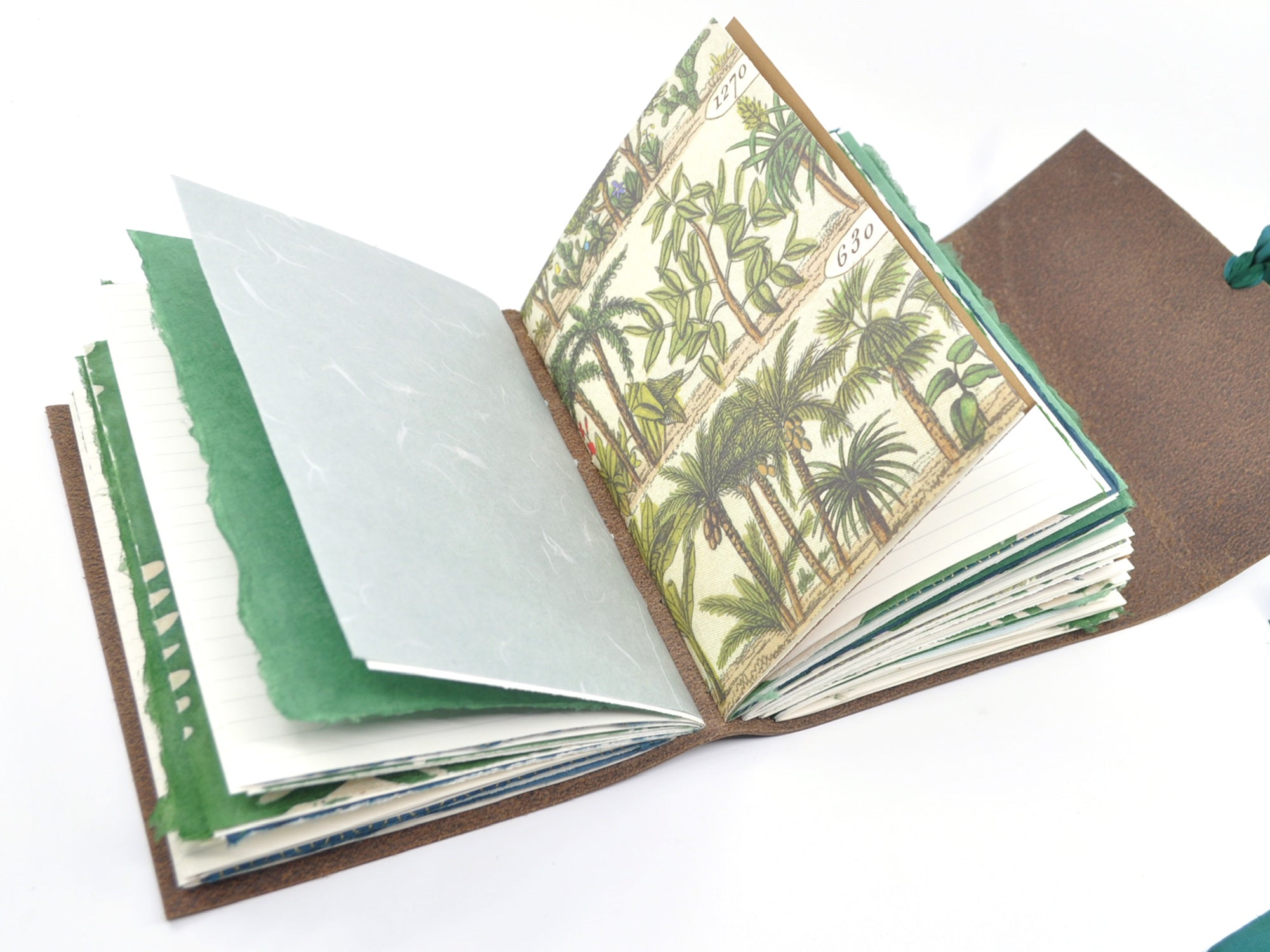 Bois de Boulogne One of a Kind Leather Journal