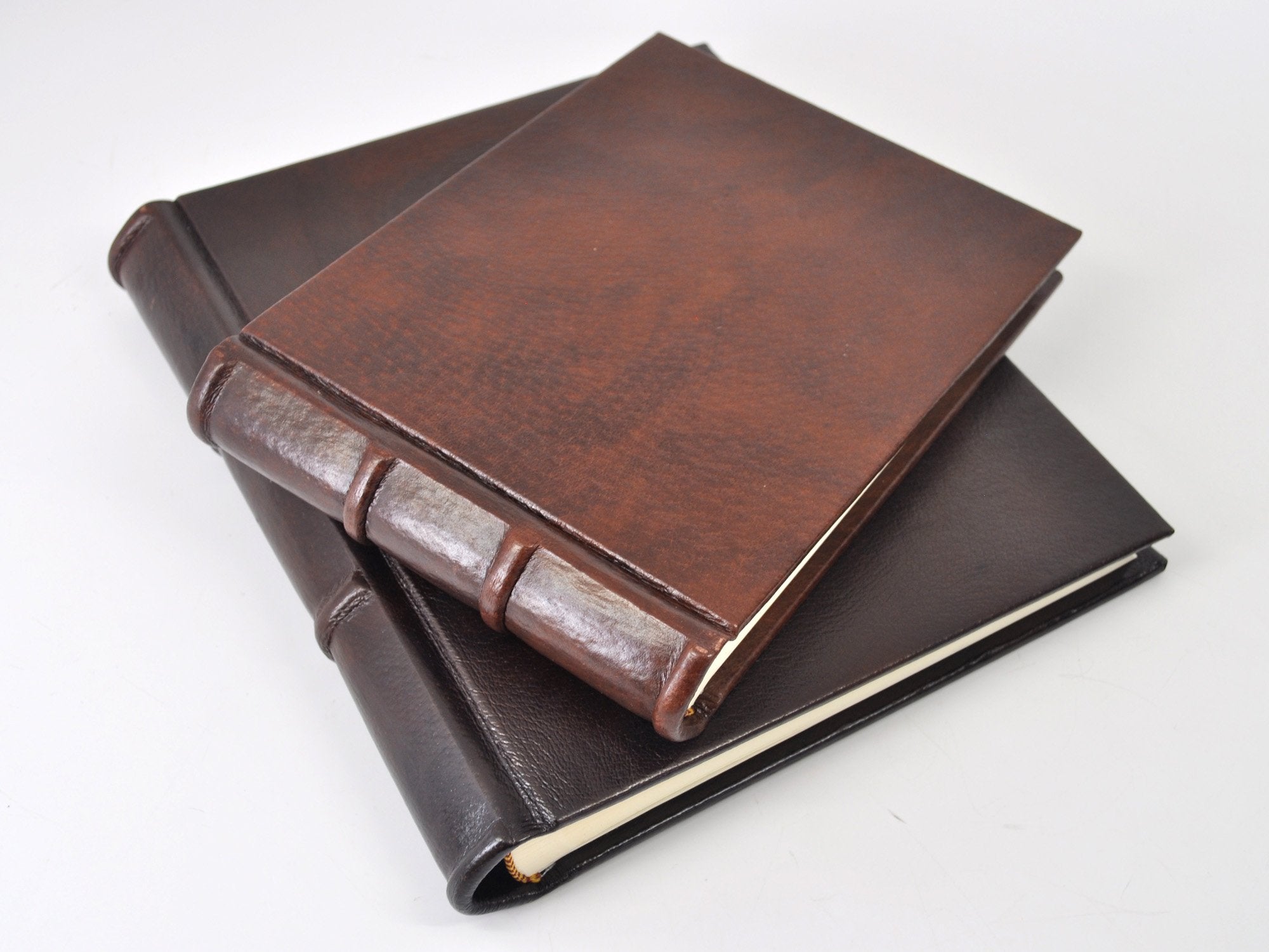 Carino 9 x 9 Handmade Italian Distressed Leather Photo Album