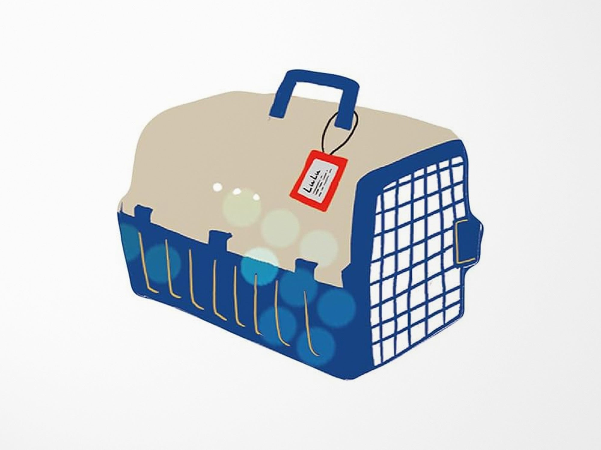 Cat Supply Mini Crate Stickers