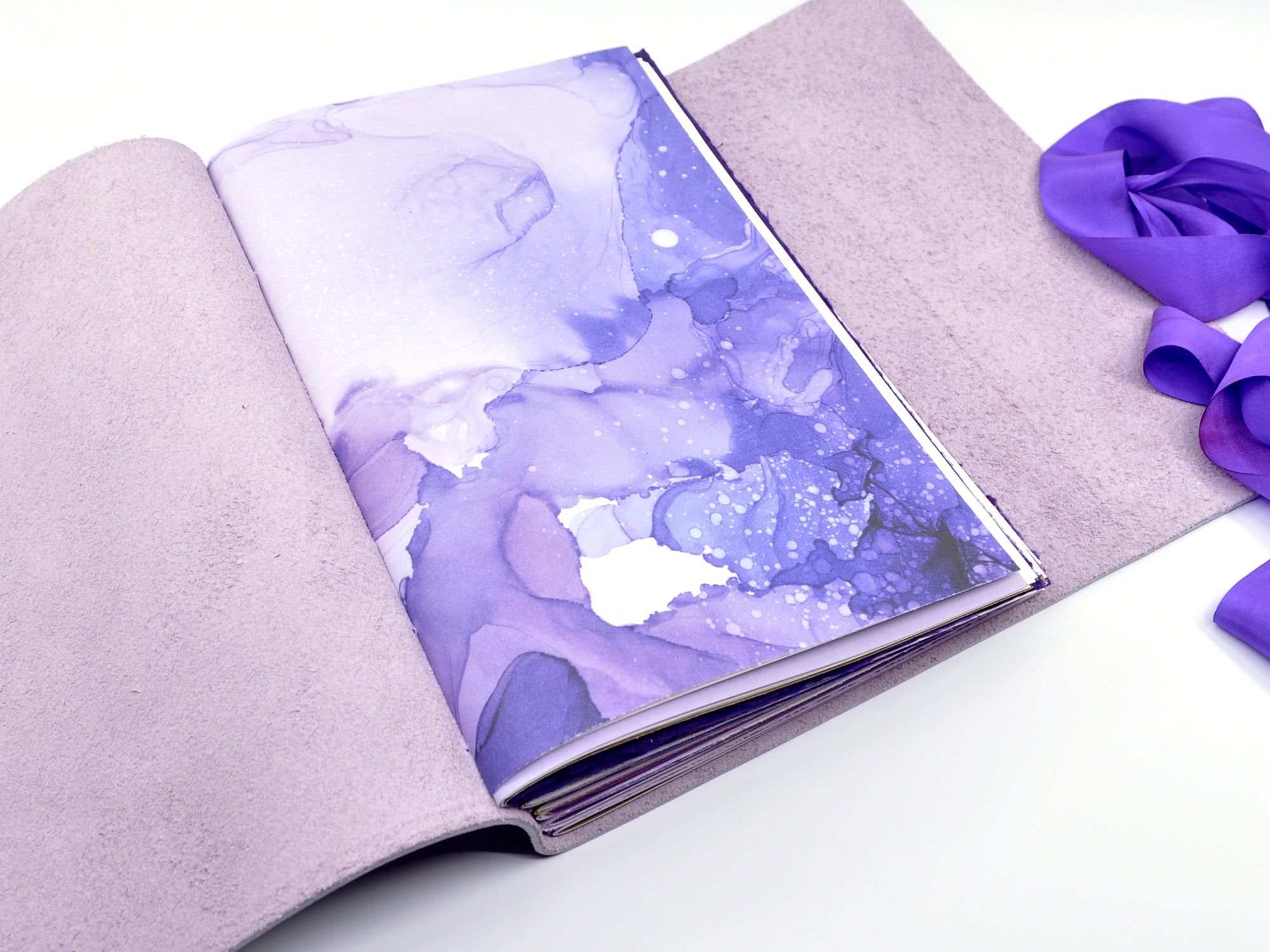 Catmint Blossom One of a Kind Leather Journal