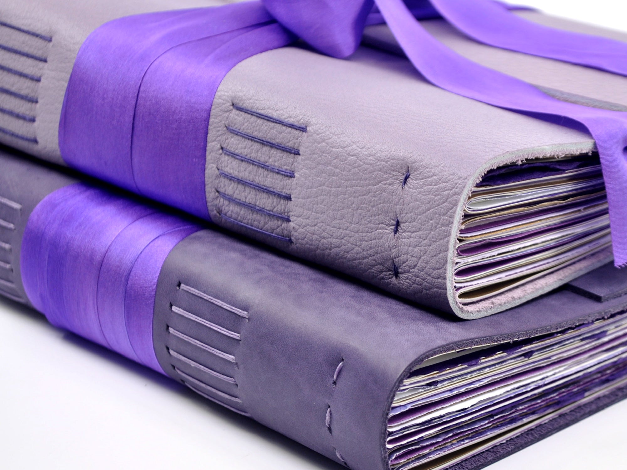 Catmint Blossom One of a Kind Leather Journal