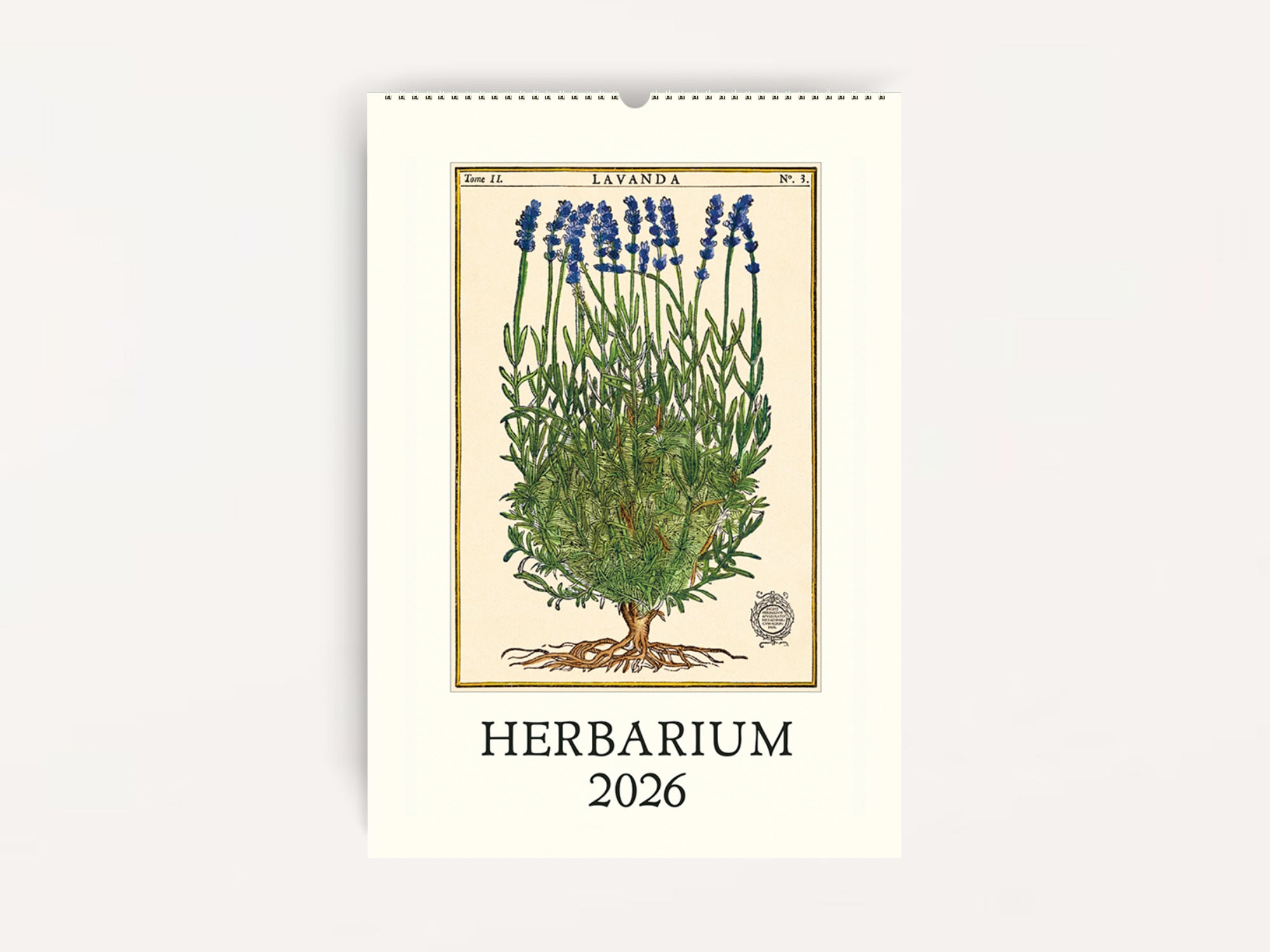 Cavallini 2026 WALL Calendar - Herbarium