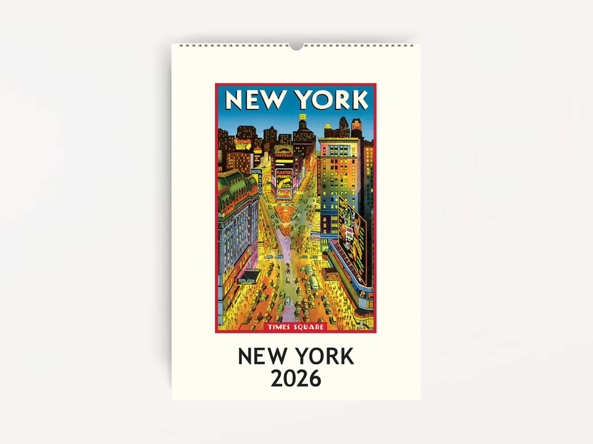 Cavallini 2026 WALL Calendar - New York