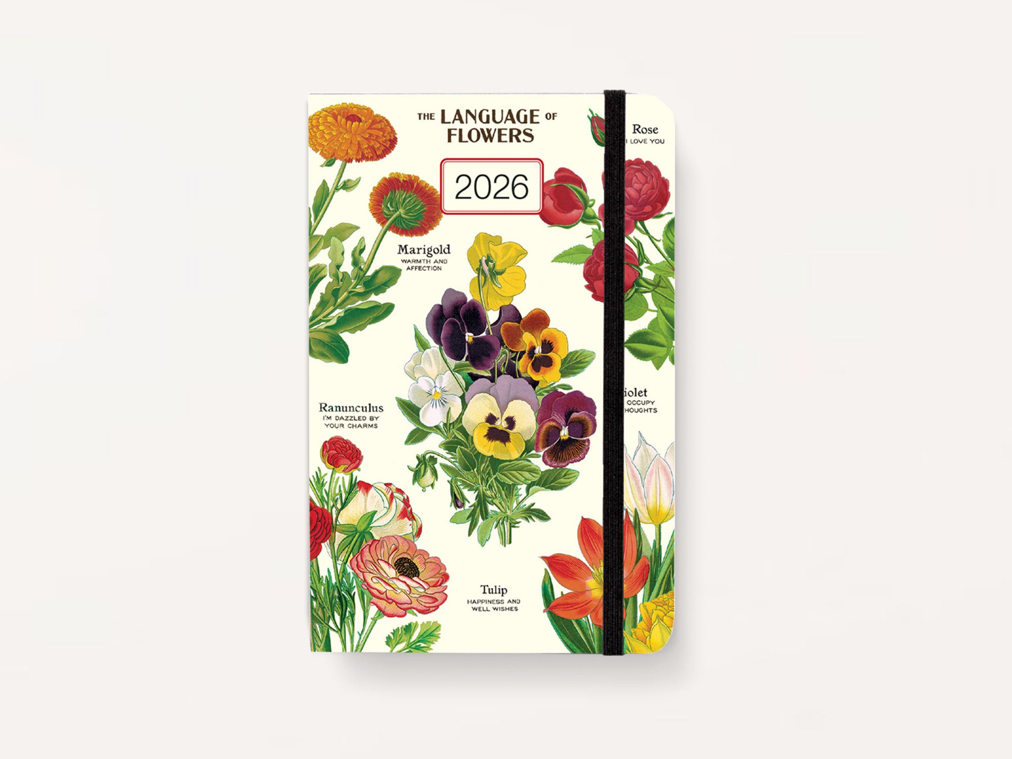 Cavallini 2026 WEEKLY PLANNER - The Language of Flowers