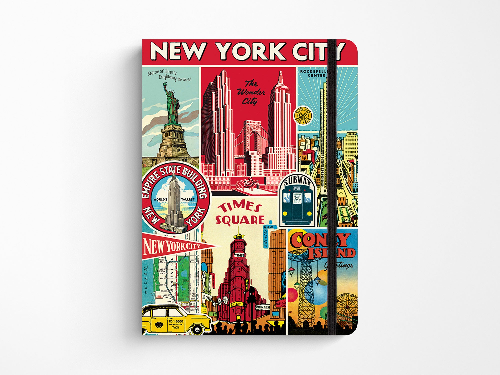 Cavallini Large Vintage Notebook - New York City