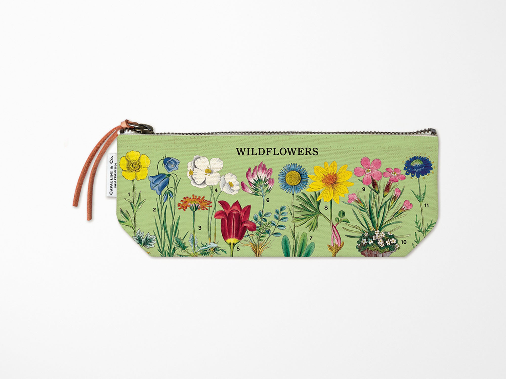 Cavallini Vintage Pencil Pouch - Wildflowers