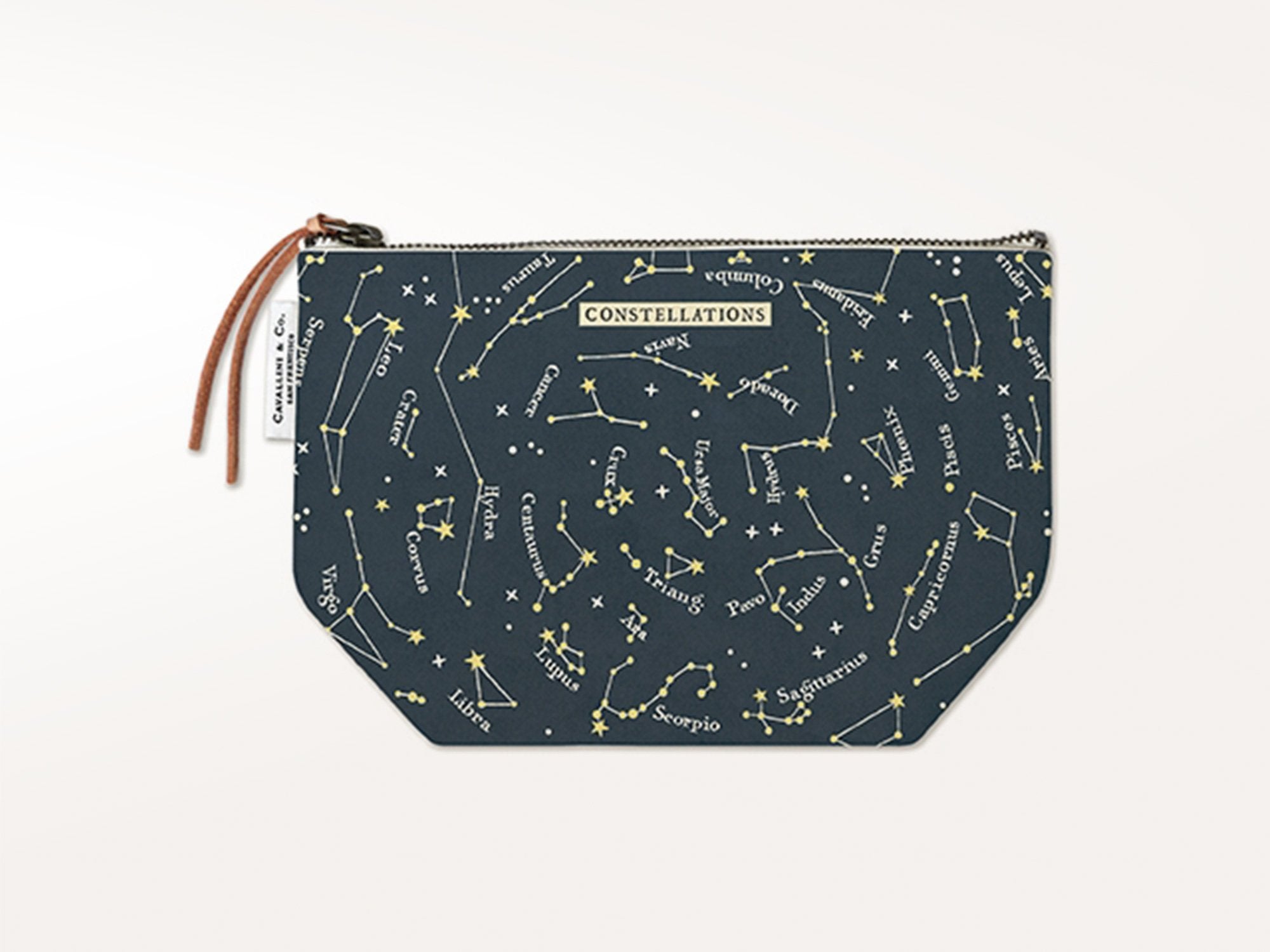Cavallini Vintage Zipper Pouch - Celestial