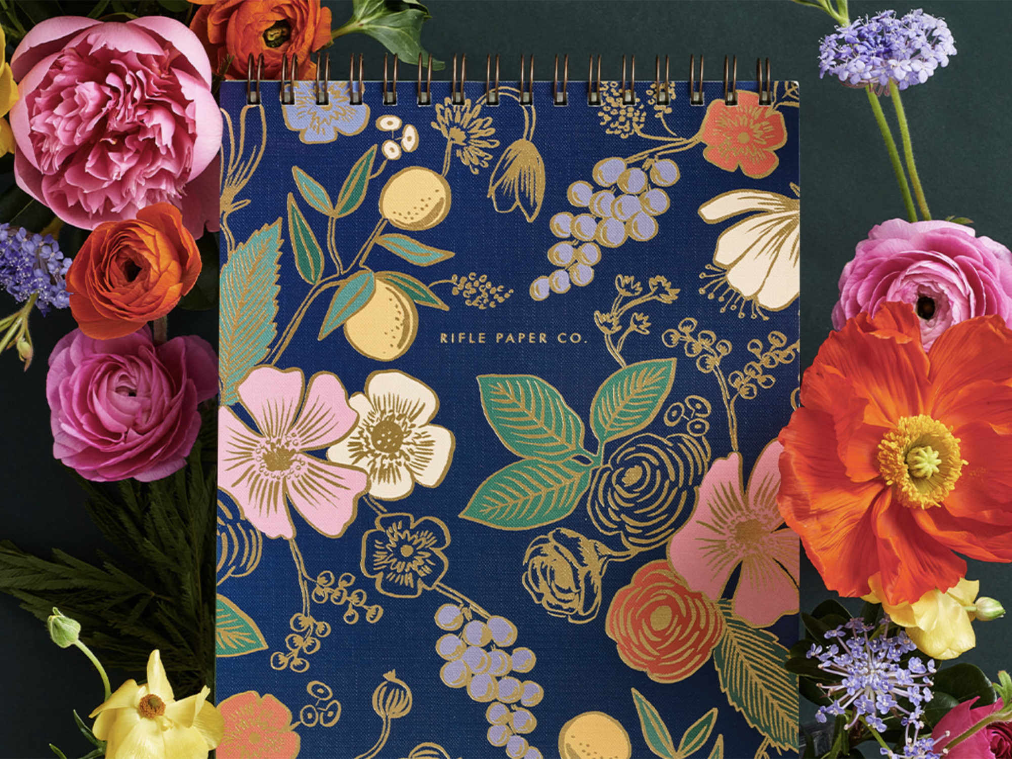 Colette Large Top Spiral Notebook